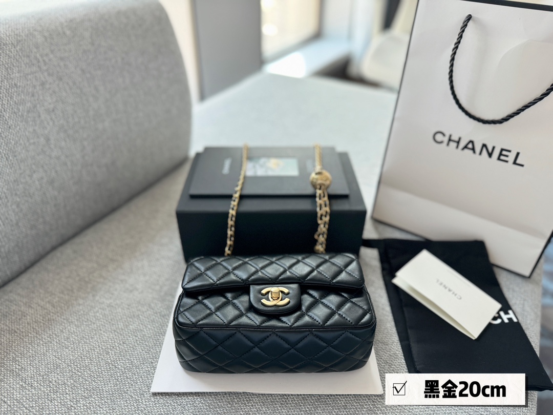 C-L BAG Golden ball CF20 black