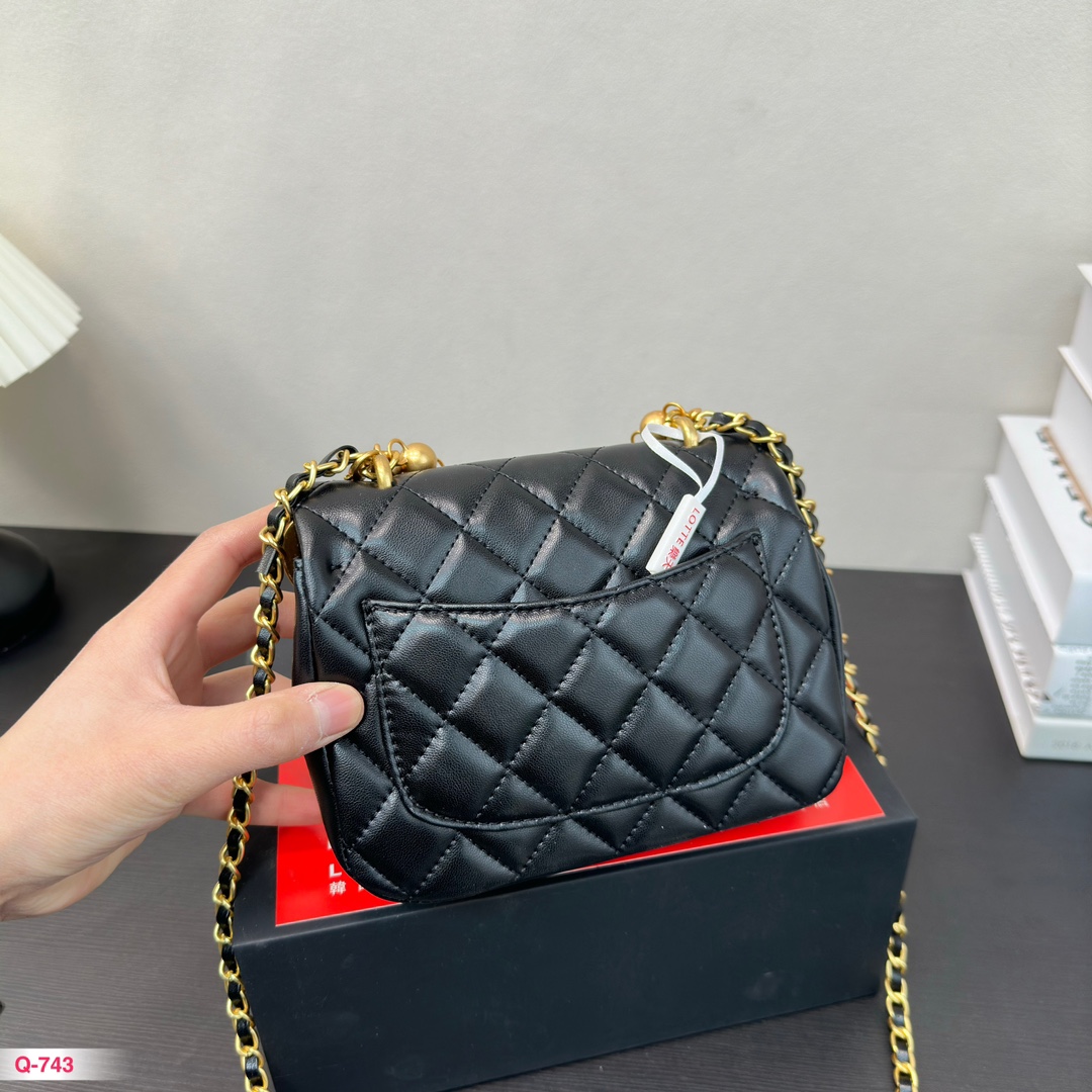 C-L BAG 000000000/New products pearls small square bags