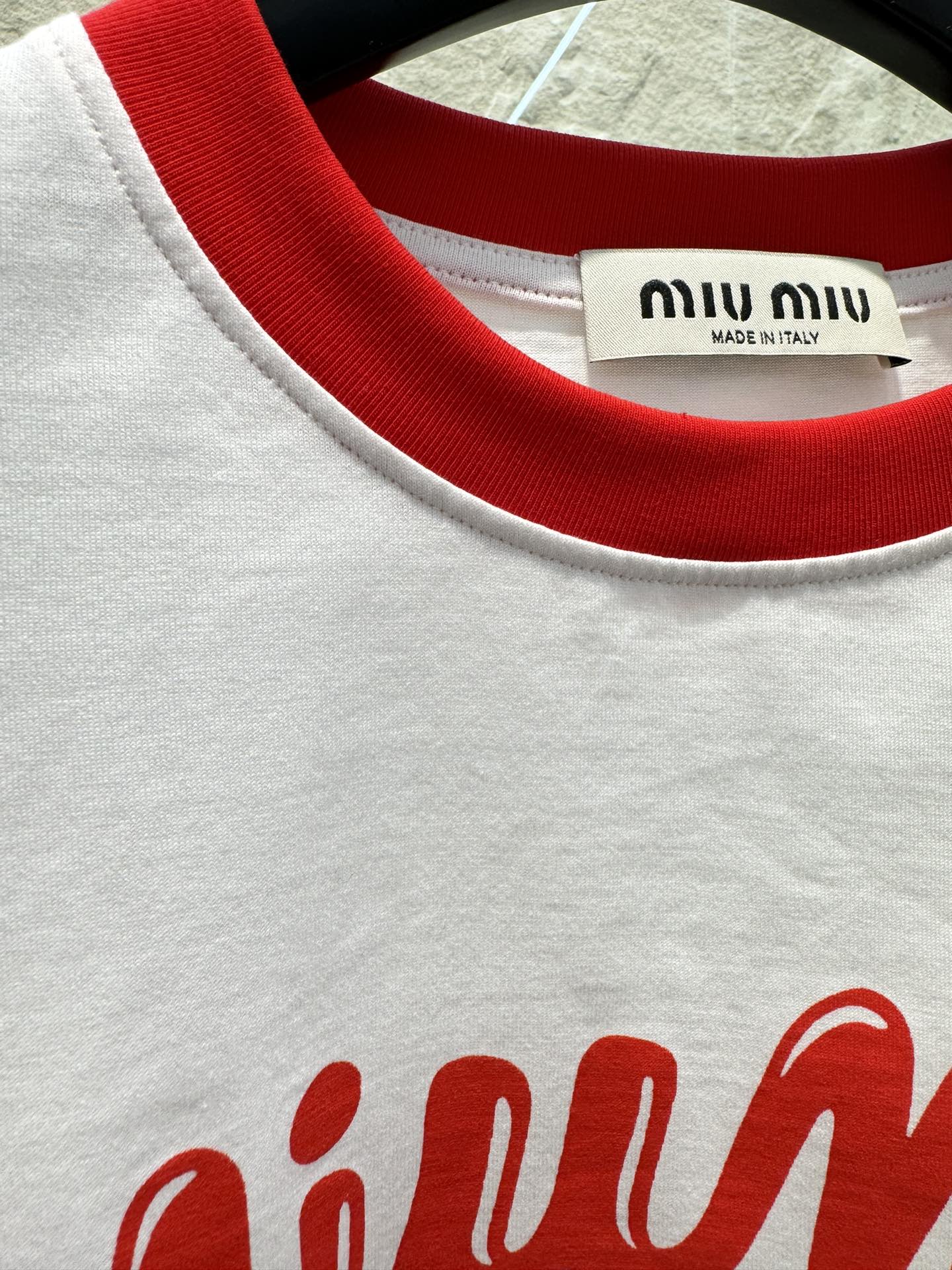 MIU womenswear Short t-shirt