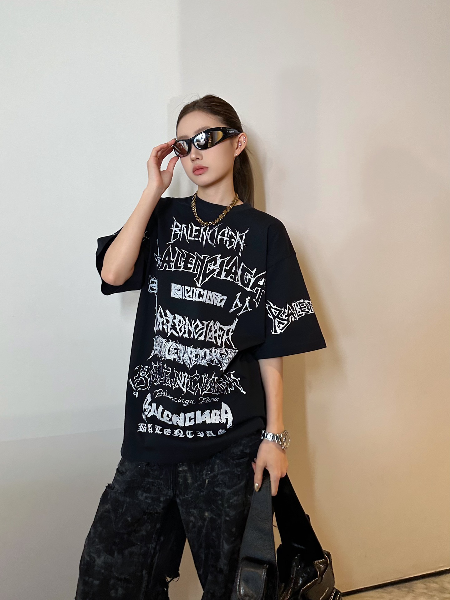  B-A womenswear Loose version for men and women