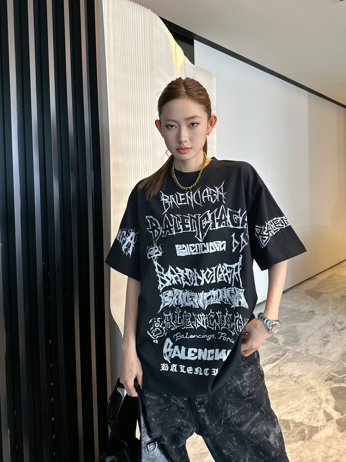  B-A womenswear Loose version for men and women