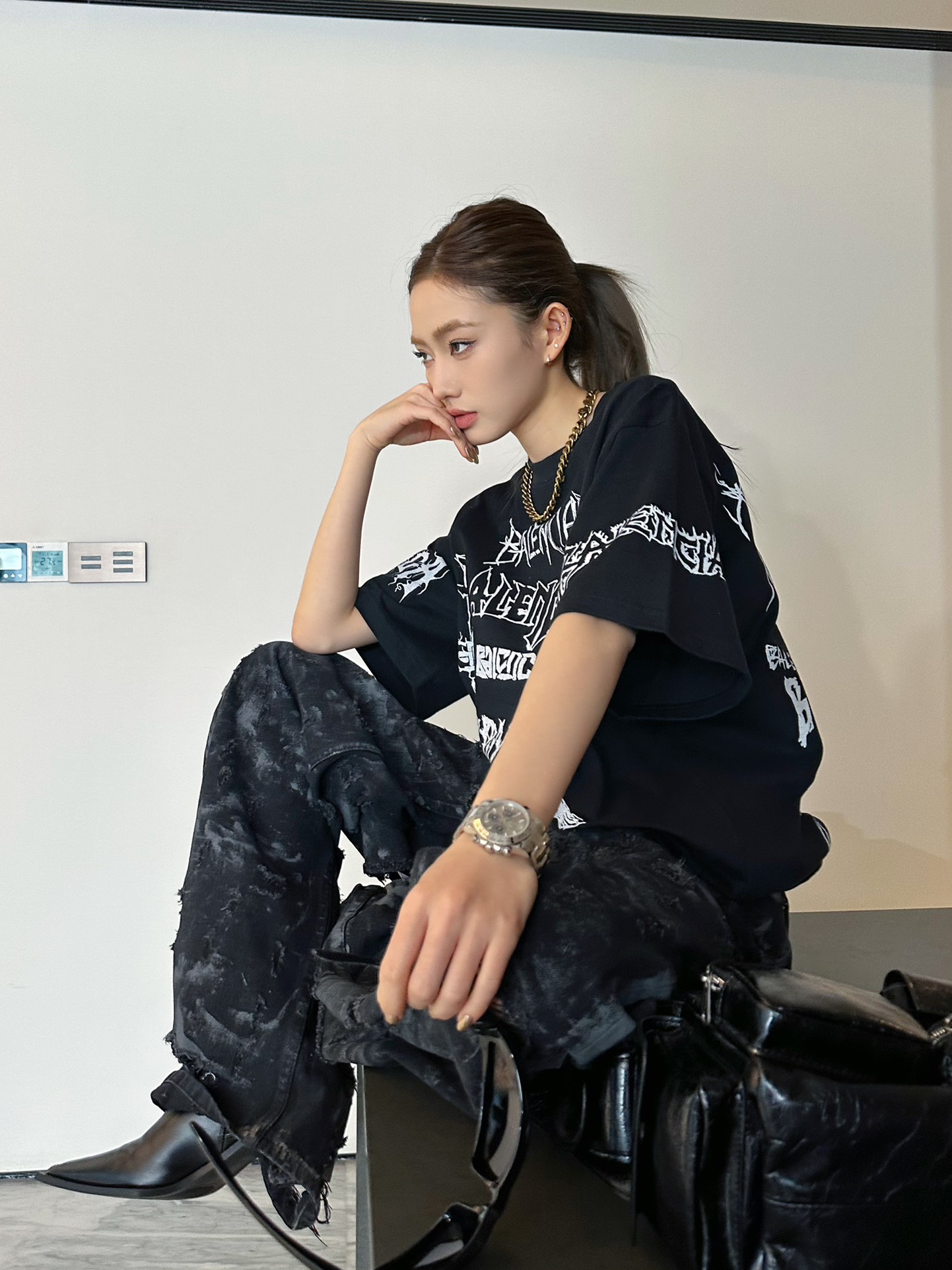  B-A womenswear Loose version for men and women