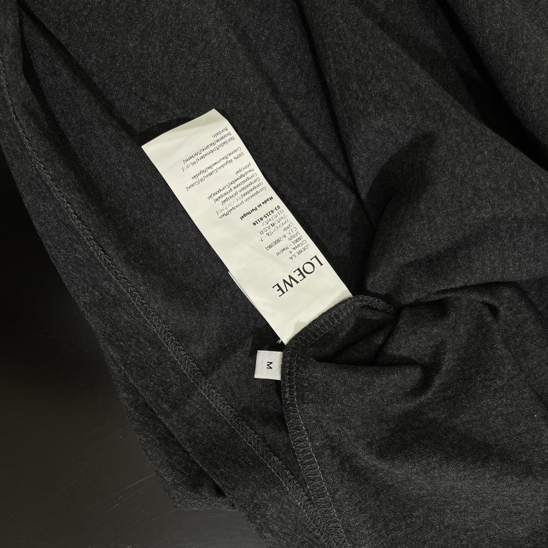 L-E Cotton loose version Mandrake pattern T-shirt