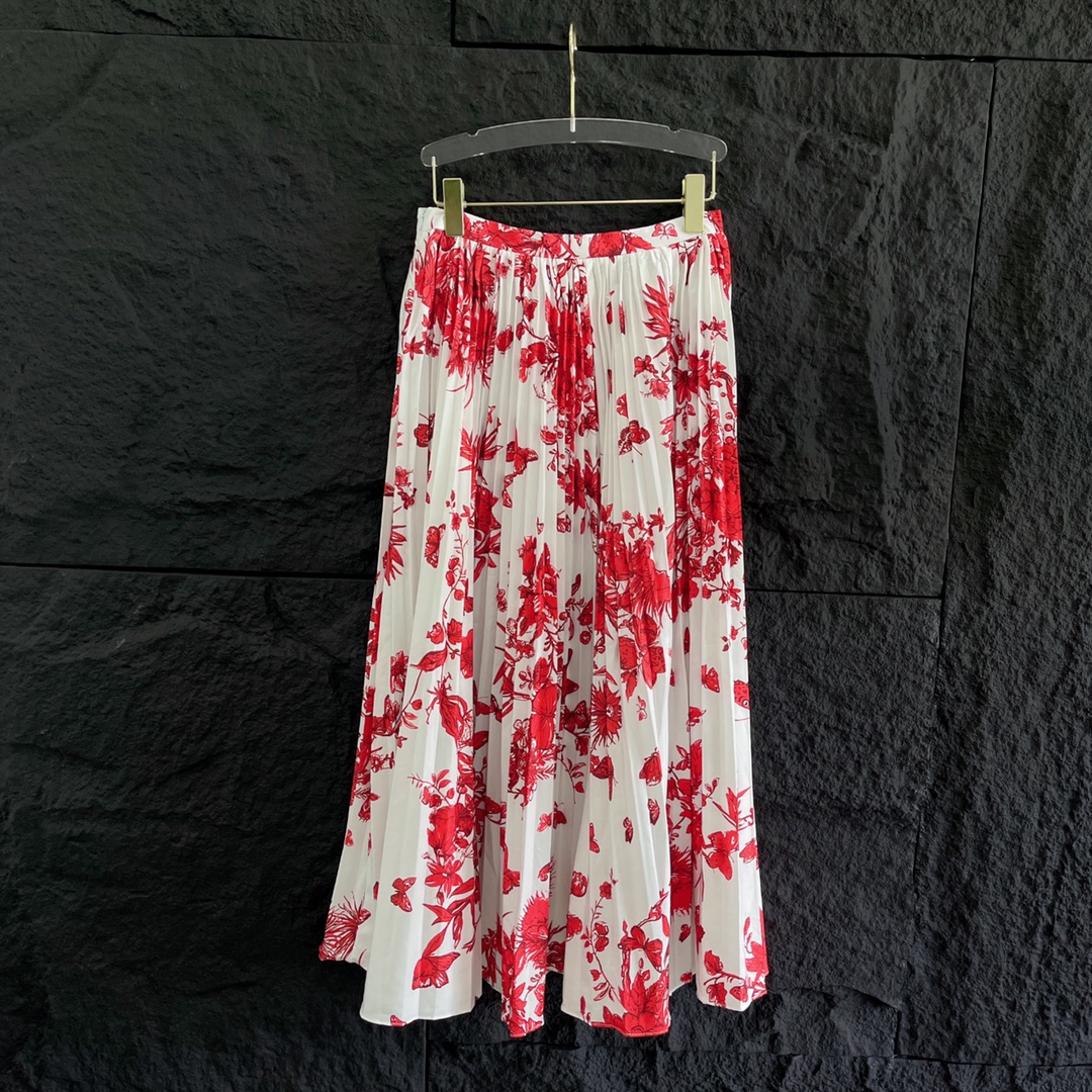 D-R womenswear Long skirt red