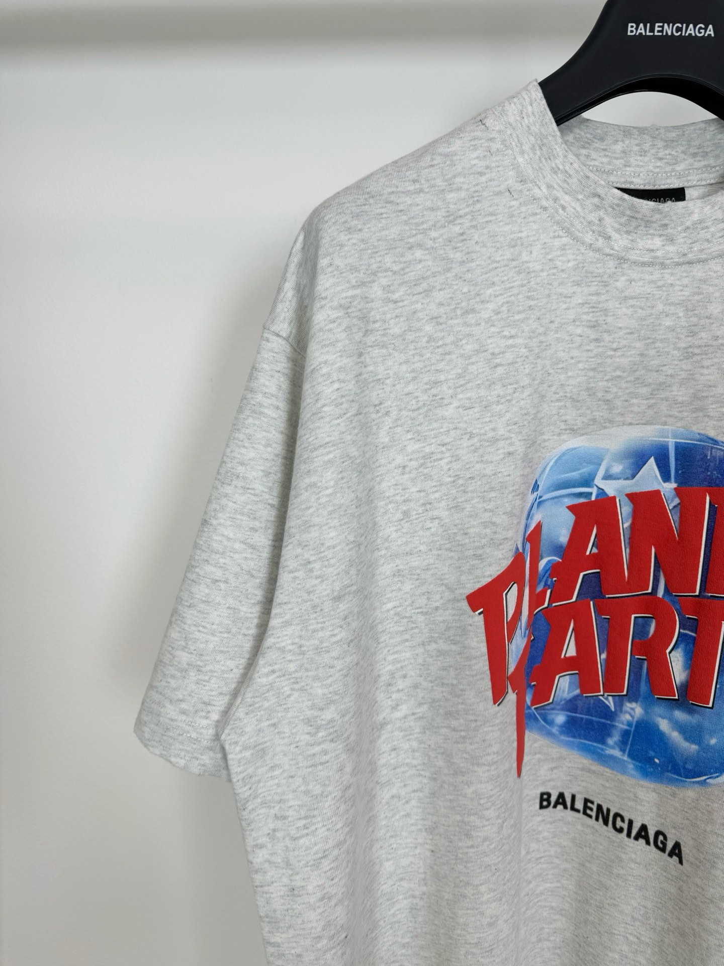 B-A womenswear Earth 3D three-dimensional foam letter printing short-sleeved T-shirt