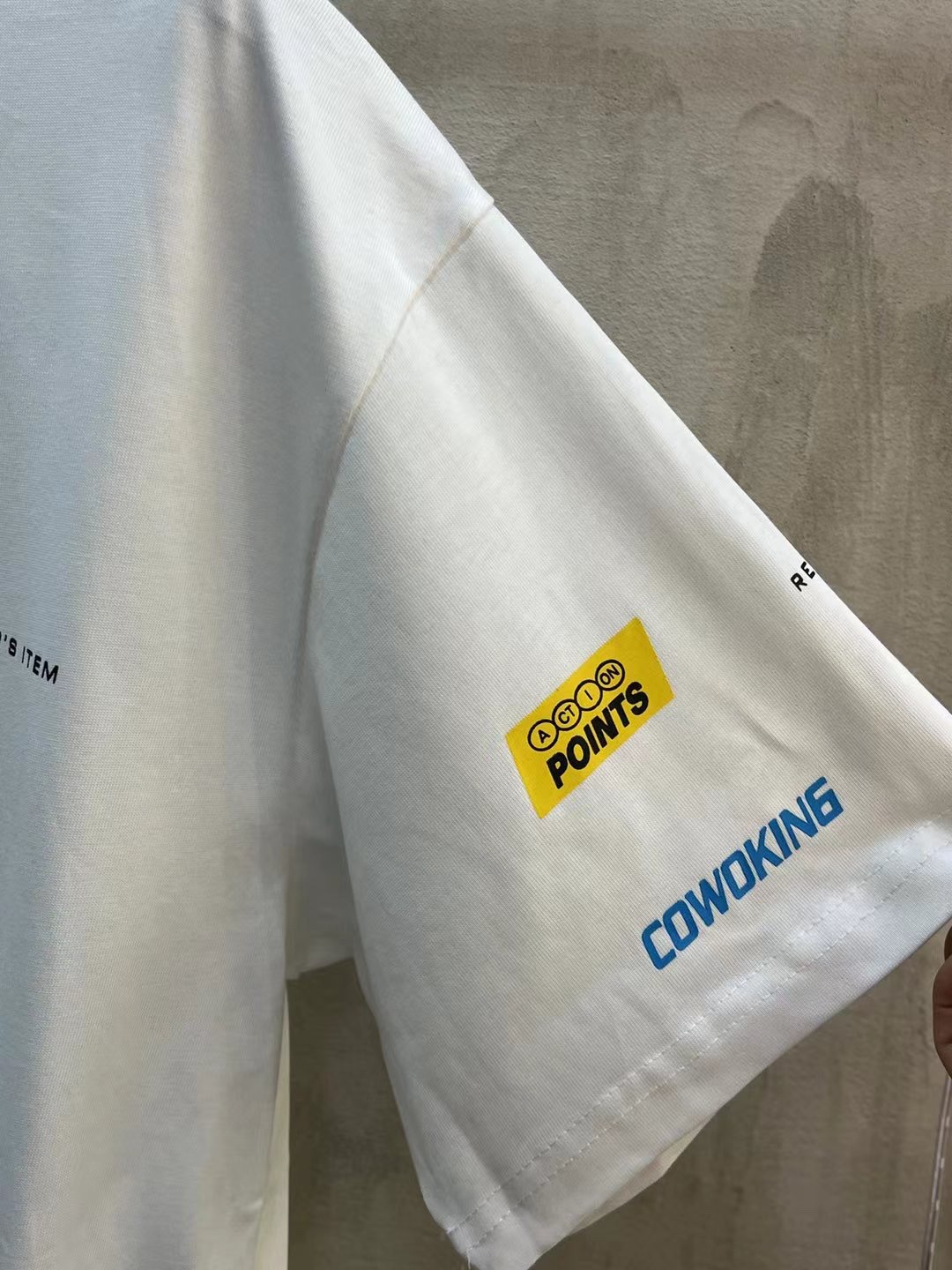 B-A womenswear Racing uniform multi-element label short sleeve printed T-shirt