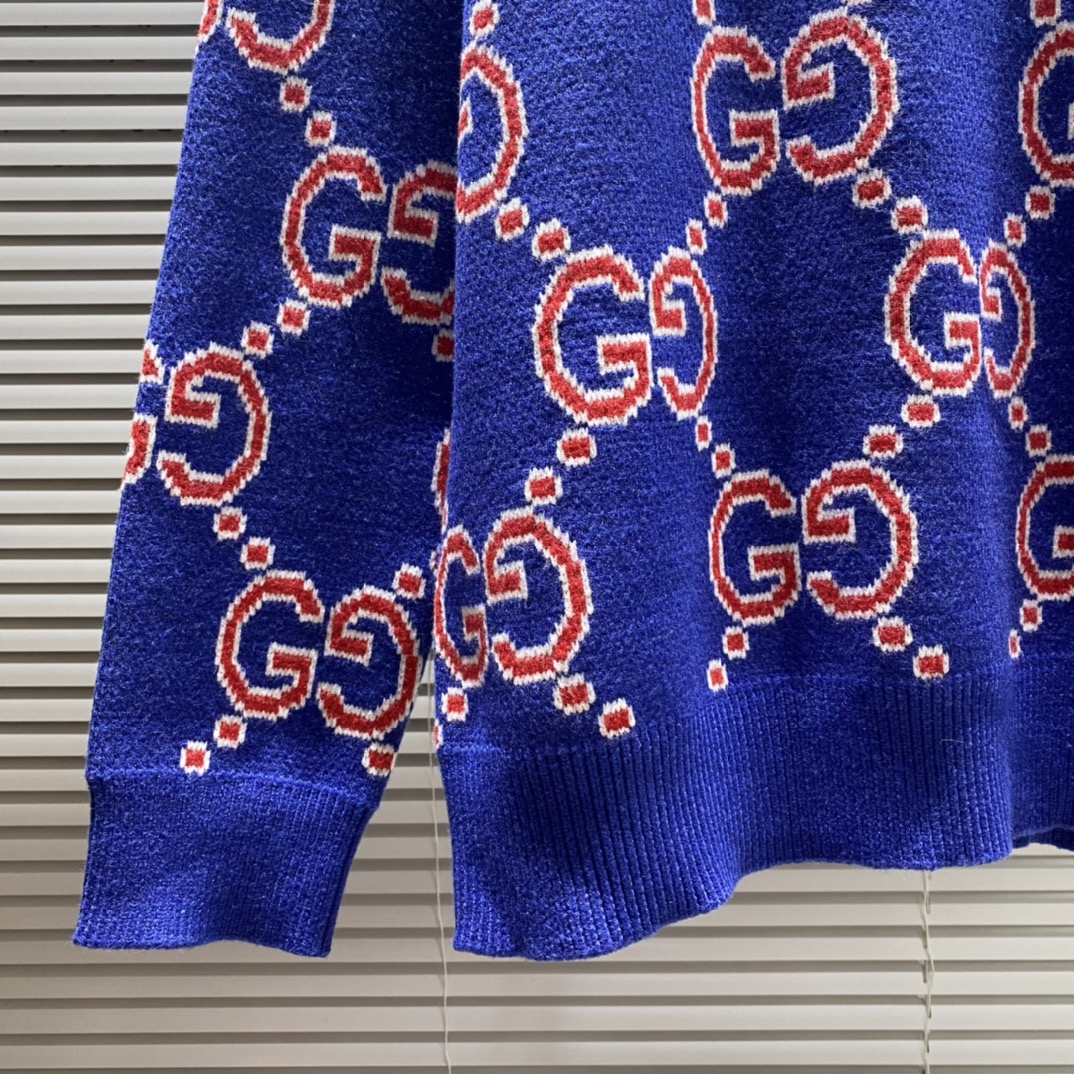 G-G womenswear Double G-connected Xiaolong jacquard round neck sweater