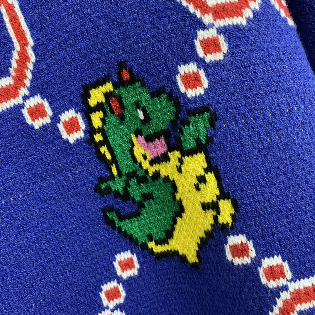 G-G womenswear Double G-connected Xiaolong jacquard round neck sweater