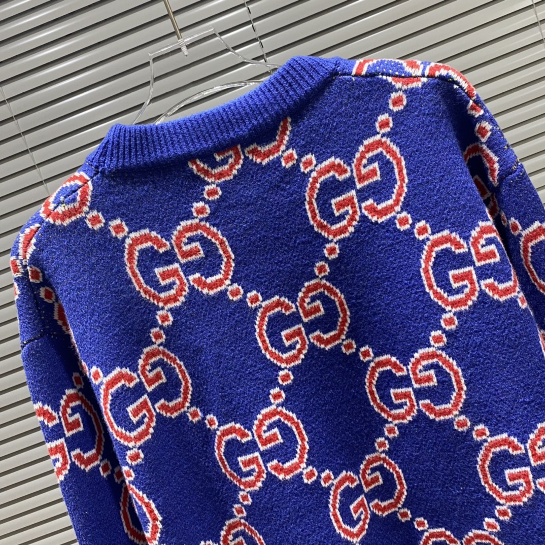 G-G womenswear Double G-connected Xiaolong jacquard round neck sweater