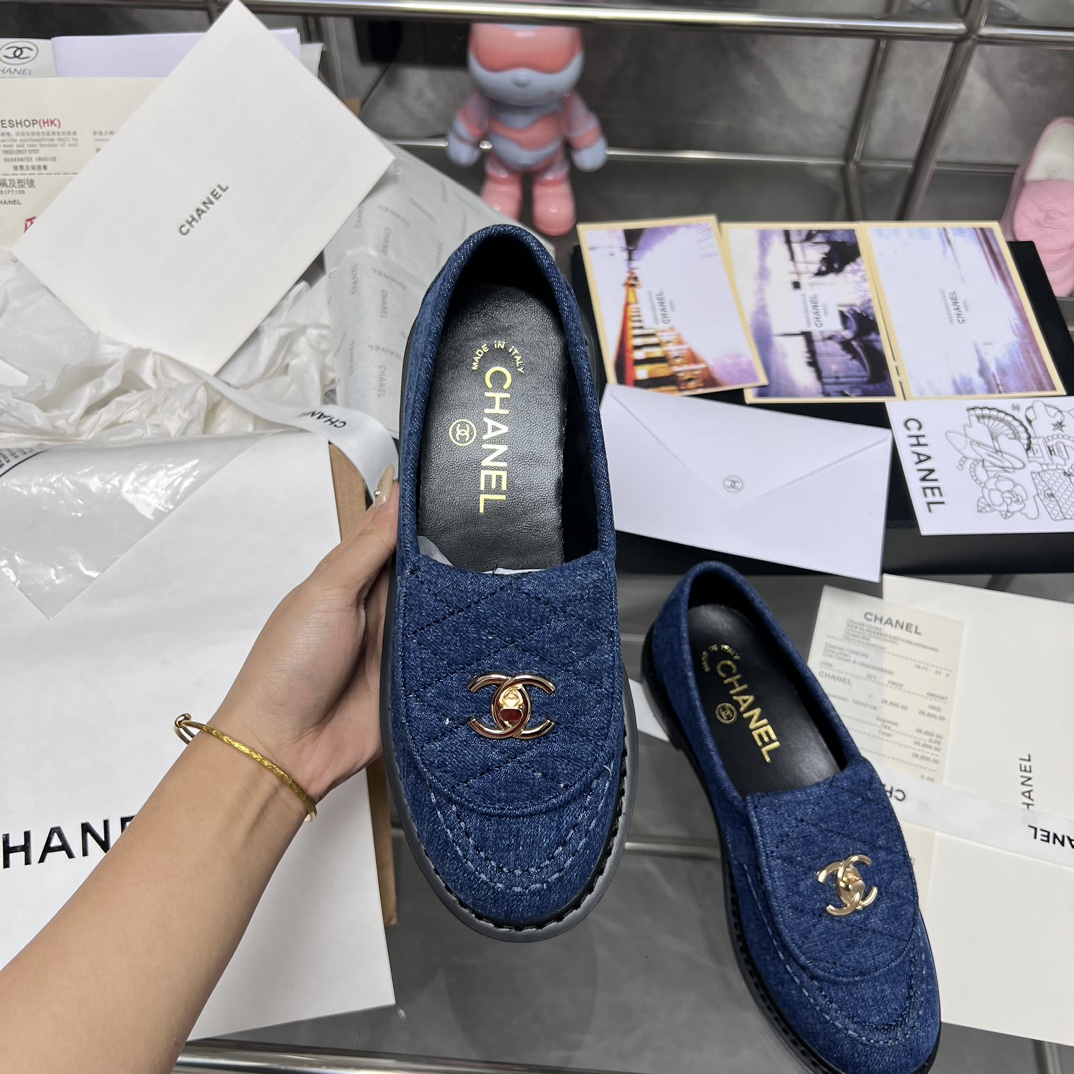 C-L women's shoes Bag buckle loafers