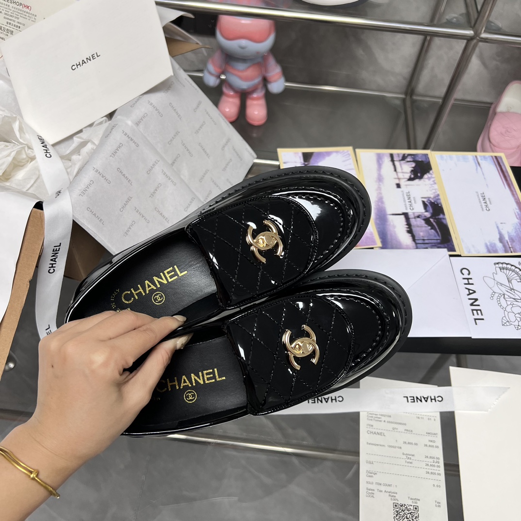 C-L women's shoes Bag buckle loafers