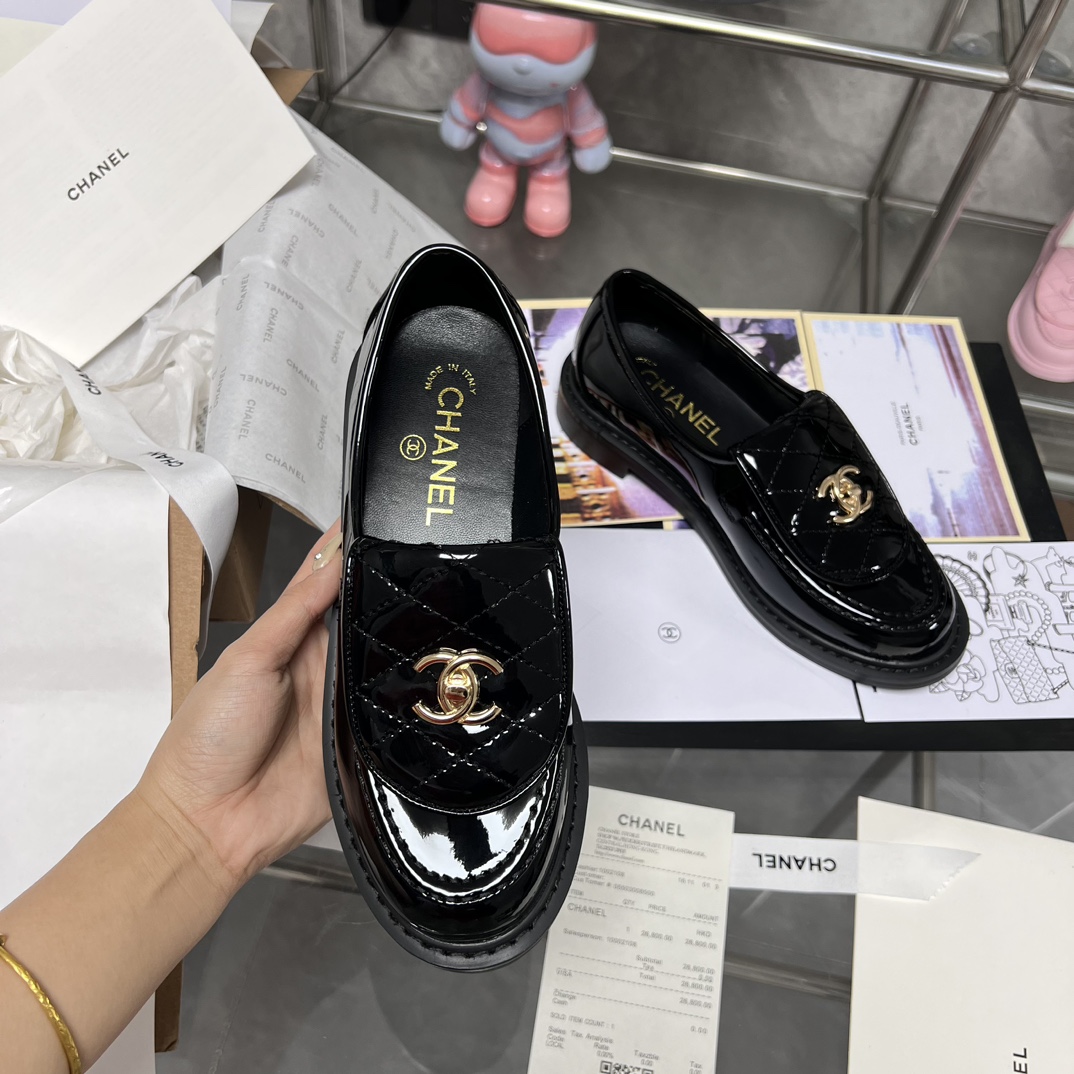 C-L women's shoes Bag buckle loafers