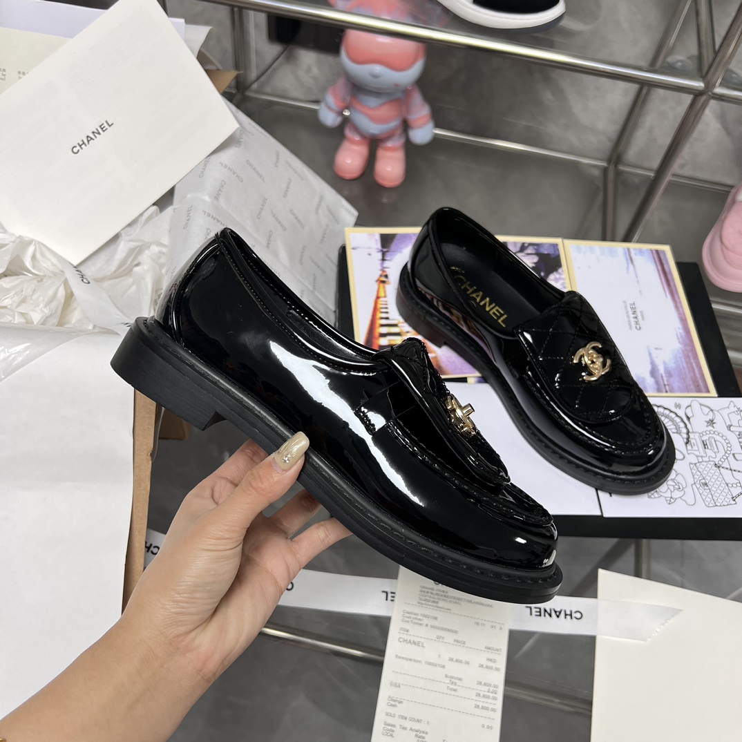 C-L women's shoes Bag buckle loafers