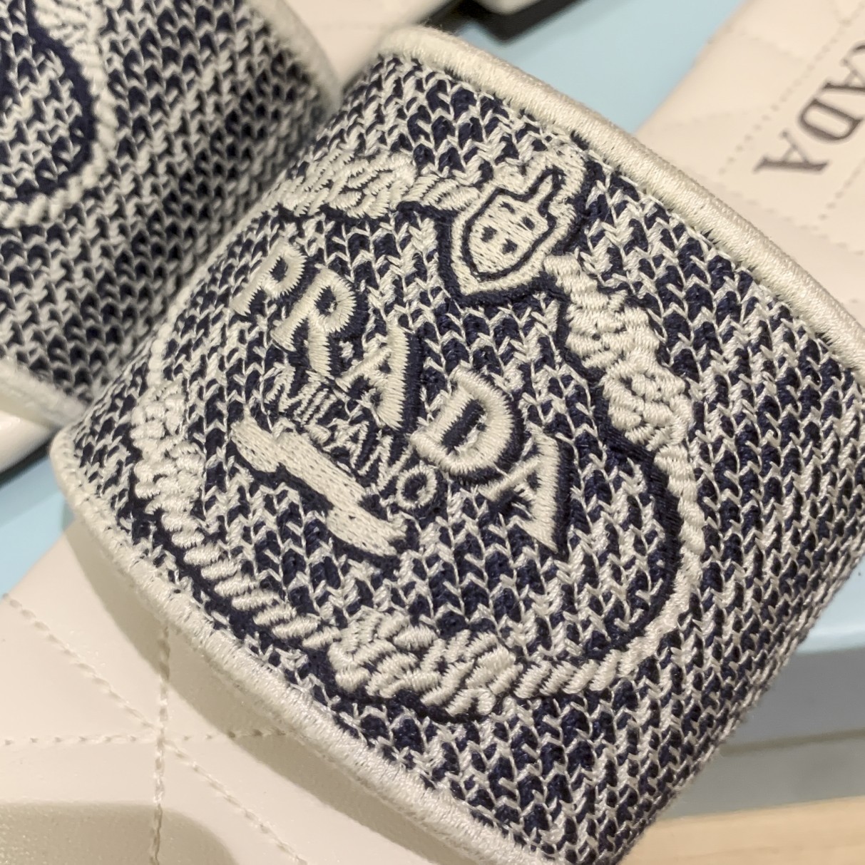 P-A Flat embroidered slippers