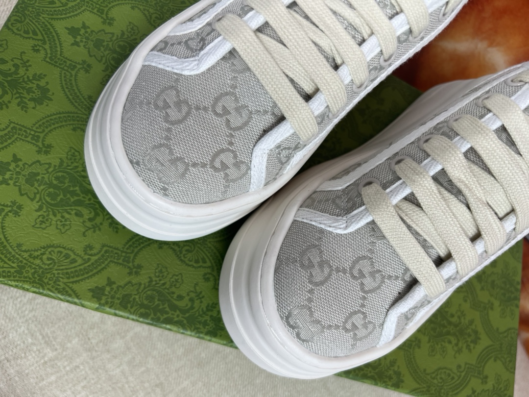 G-G Thick-soled sneakers retro embroidery casual sneakers