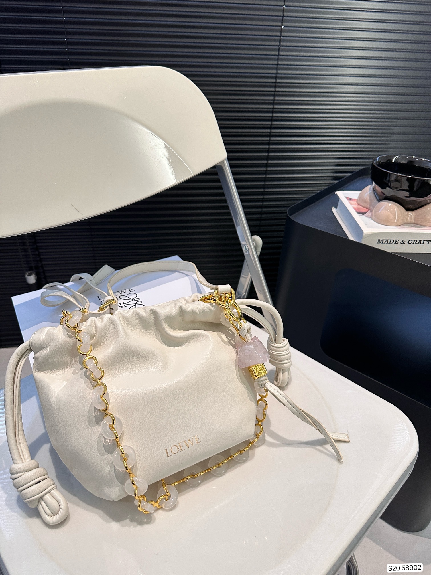 L-E Super delicate superimposed small blessing bag