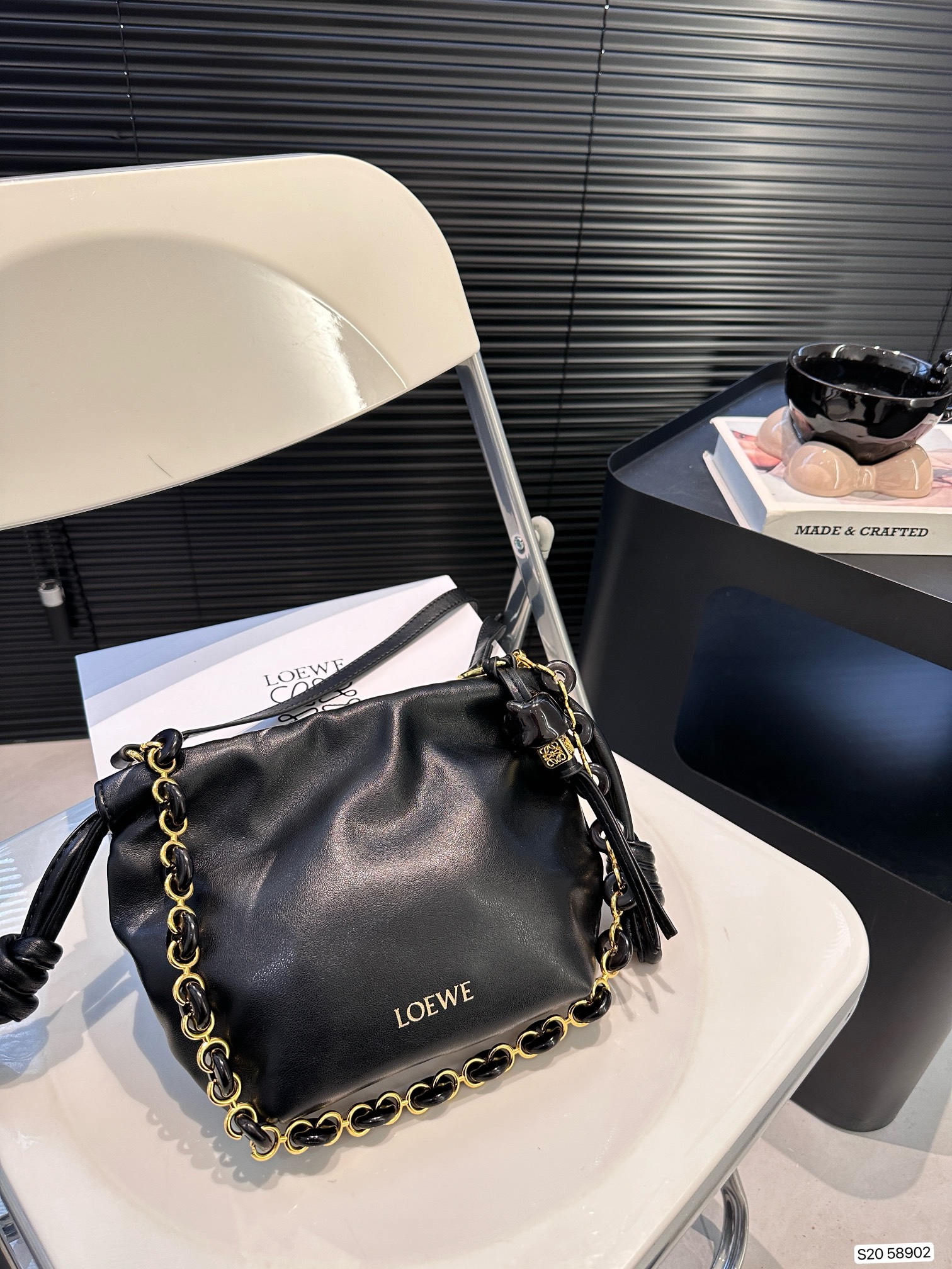 L-E Super delicate superimposed small blessing bag