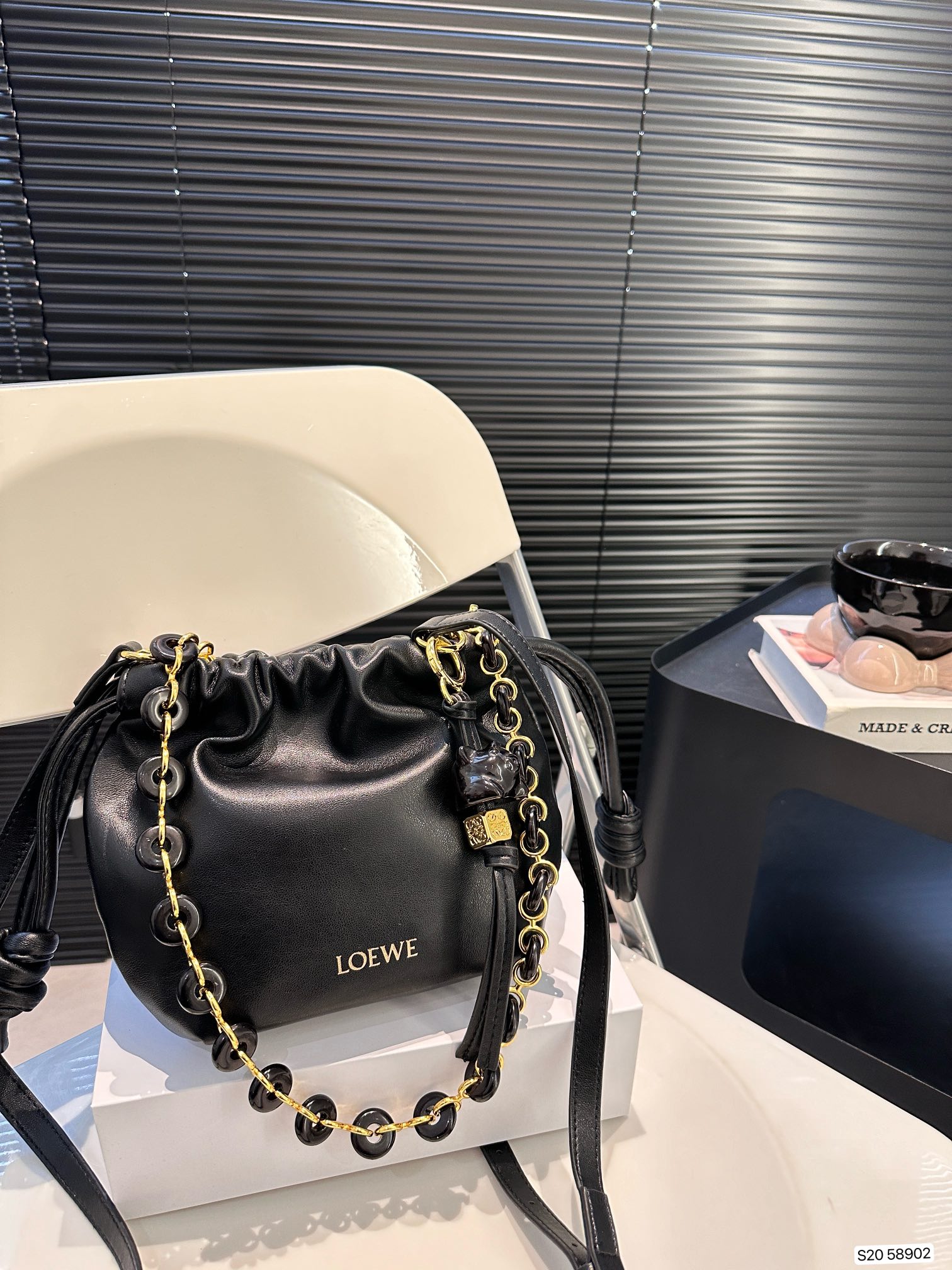 L-E Super delicate superimposed small blessing bag