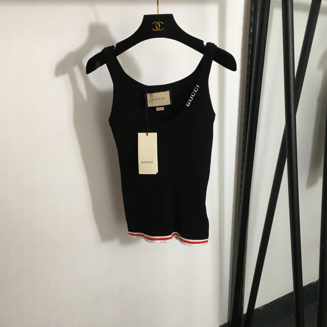 G-G skirt color matching stripe decorative logo thin sling