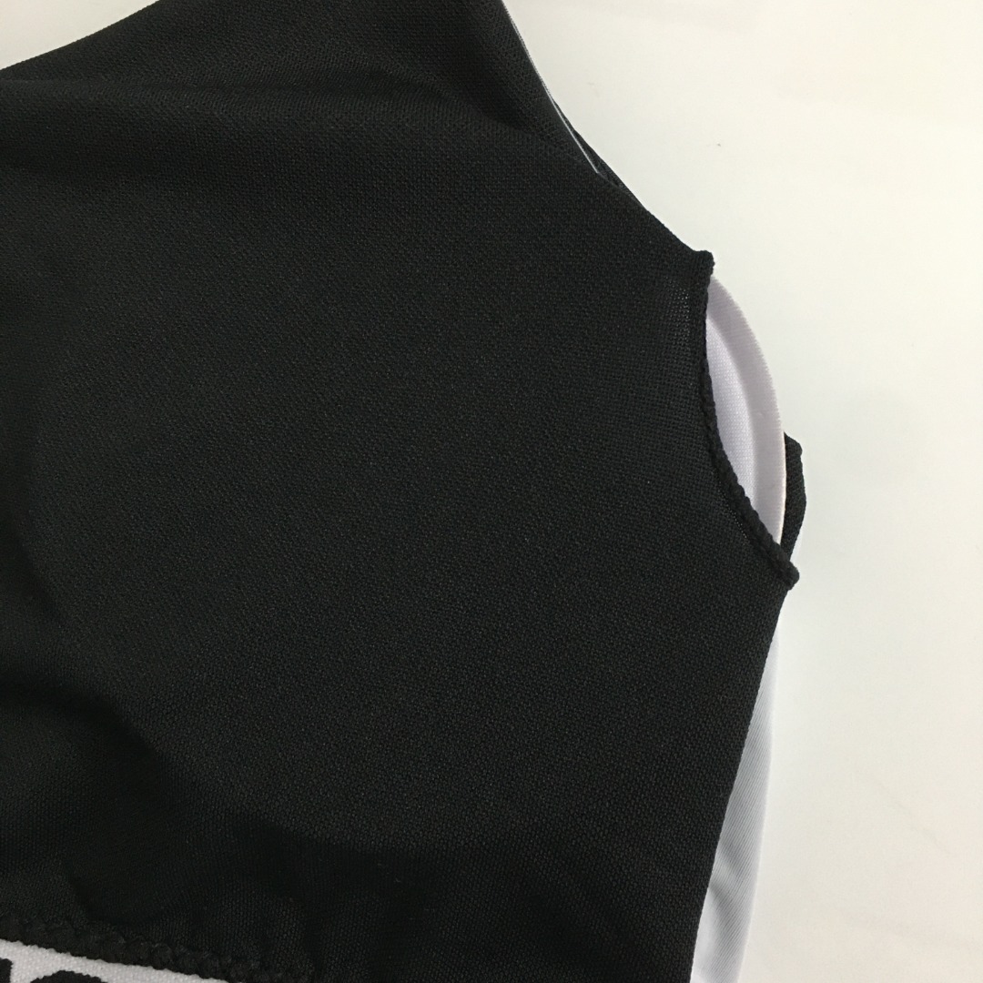 D-G New yoga suit, letter printed vest (with chest pad)+elastic slim leggings.