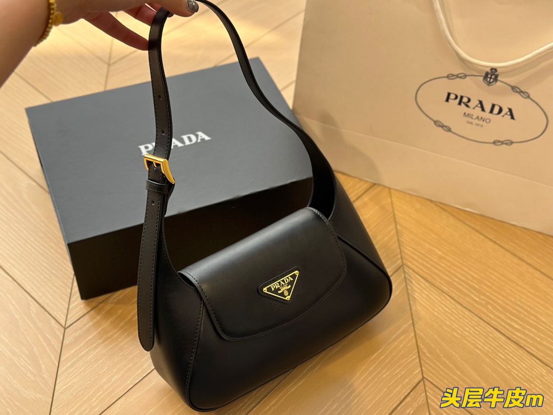 C-L New small full leather shoulder bag