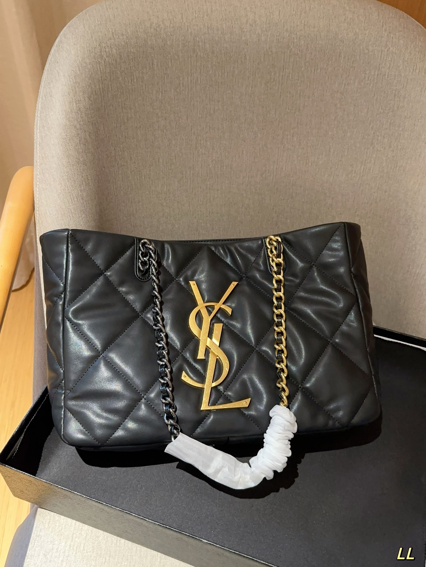 YS-L Super soft rhombic hobo shopping bag tote tote bag