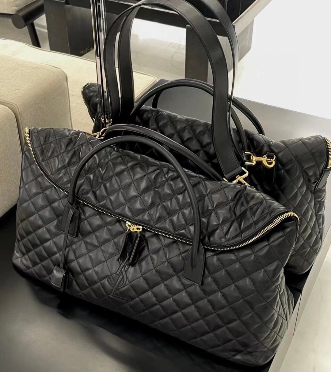 YS-L Es quilted travel bag