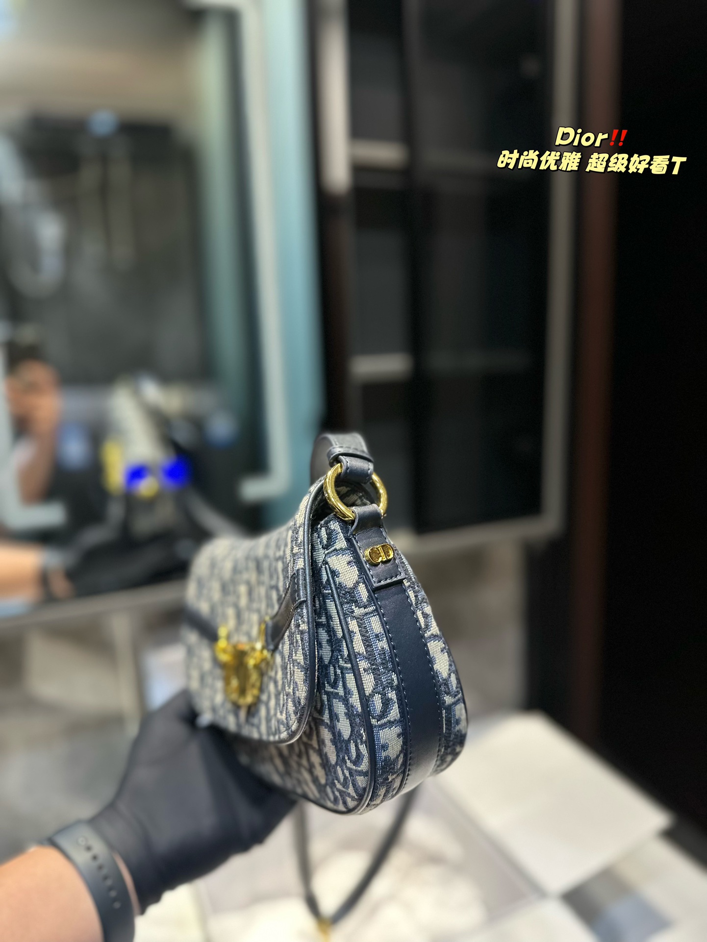 D-R This besace handbag is a new product of the ready-to-wear series in spring and summer of 2024.