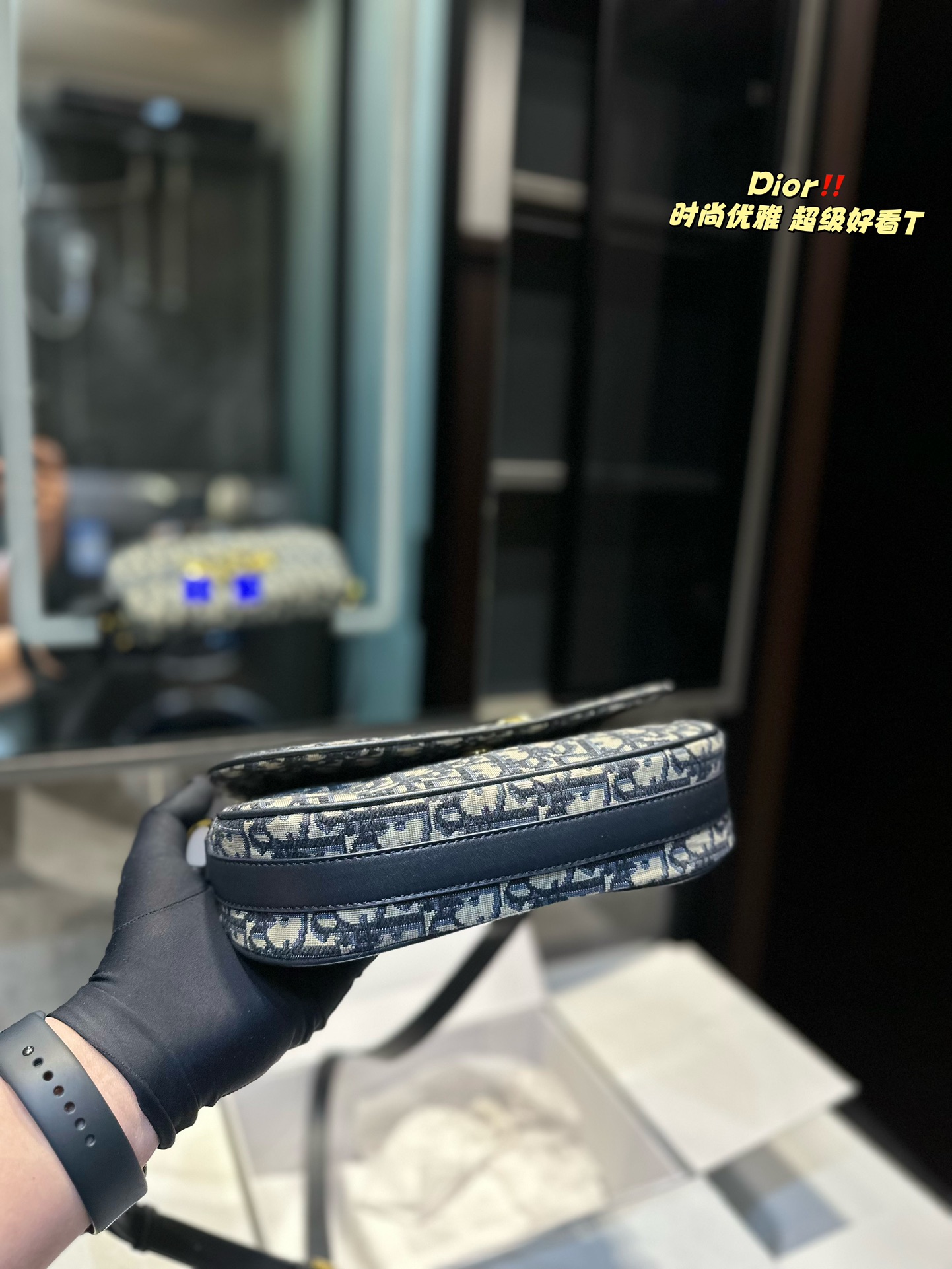 D-R This besace handbag is a new product of the ready-to-wear series in spring and summer of 2024.