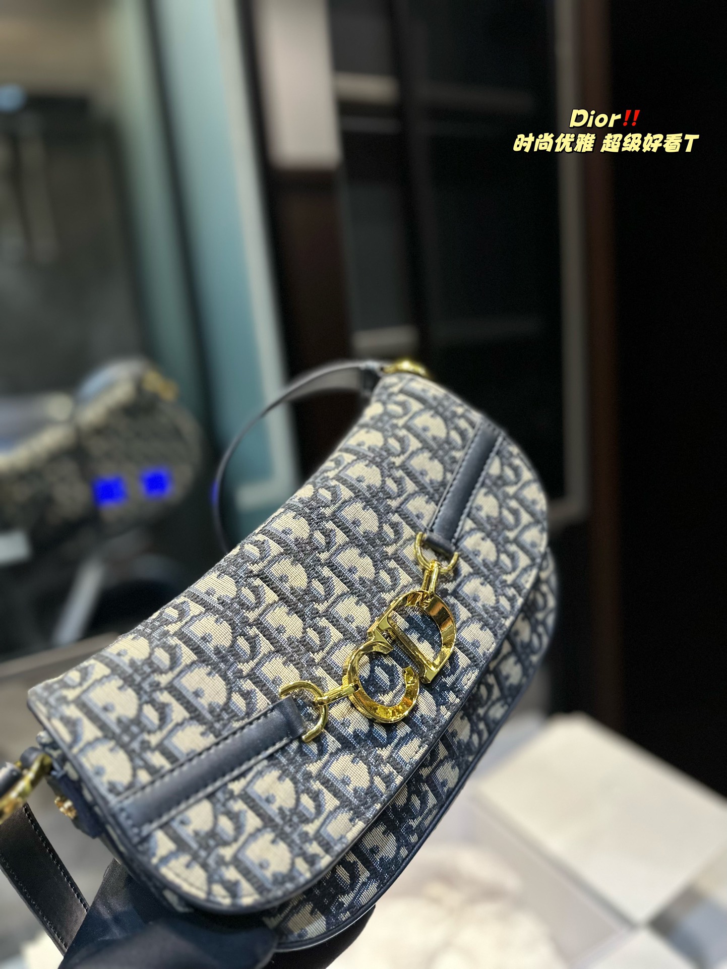 D-R This besace handbag is a new product of the ready-to-wear series in spring and summer of 2024.