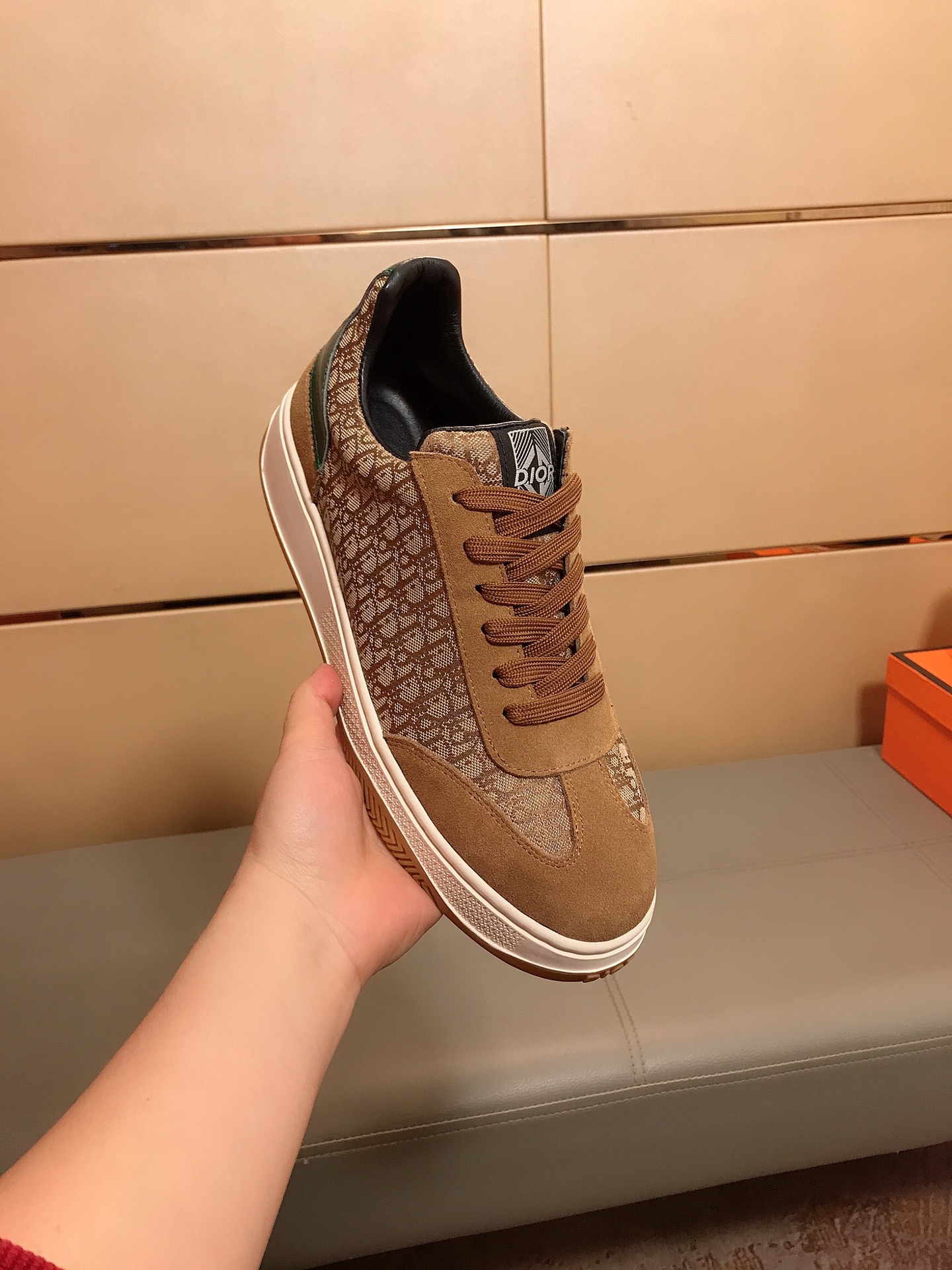 D-R New low-cut high-end boutique, men's fashion casual shoes