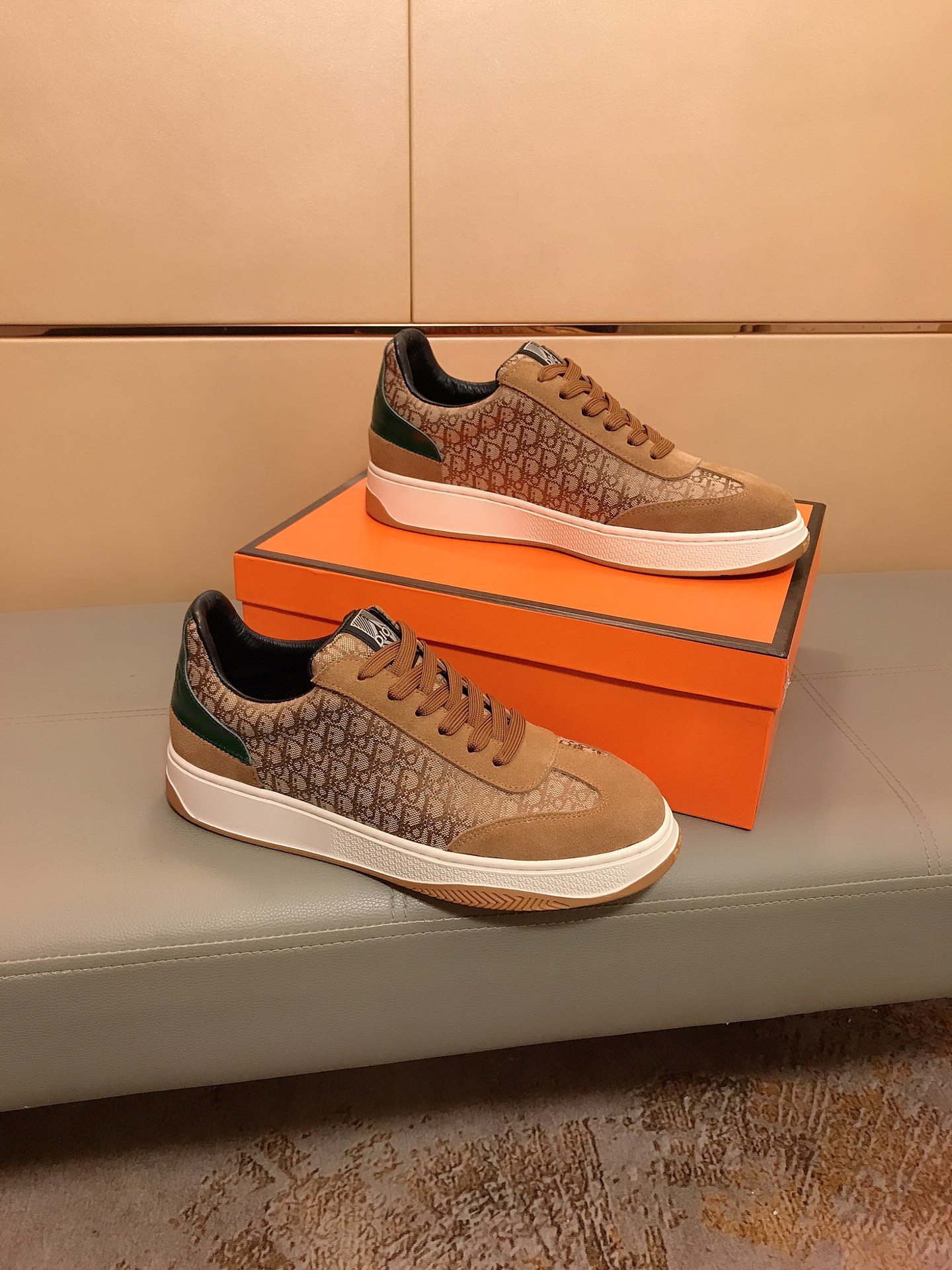 D-R New low-cut high-end boutique, men's fashion casual shoes
