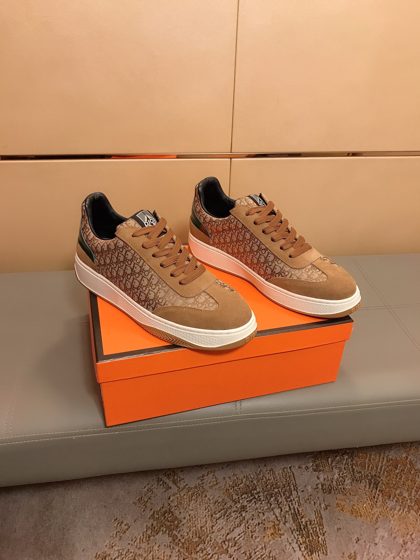 D-R New low-cut high-end boutique, men's fashion casual shoes