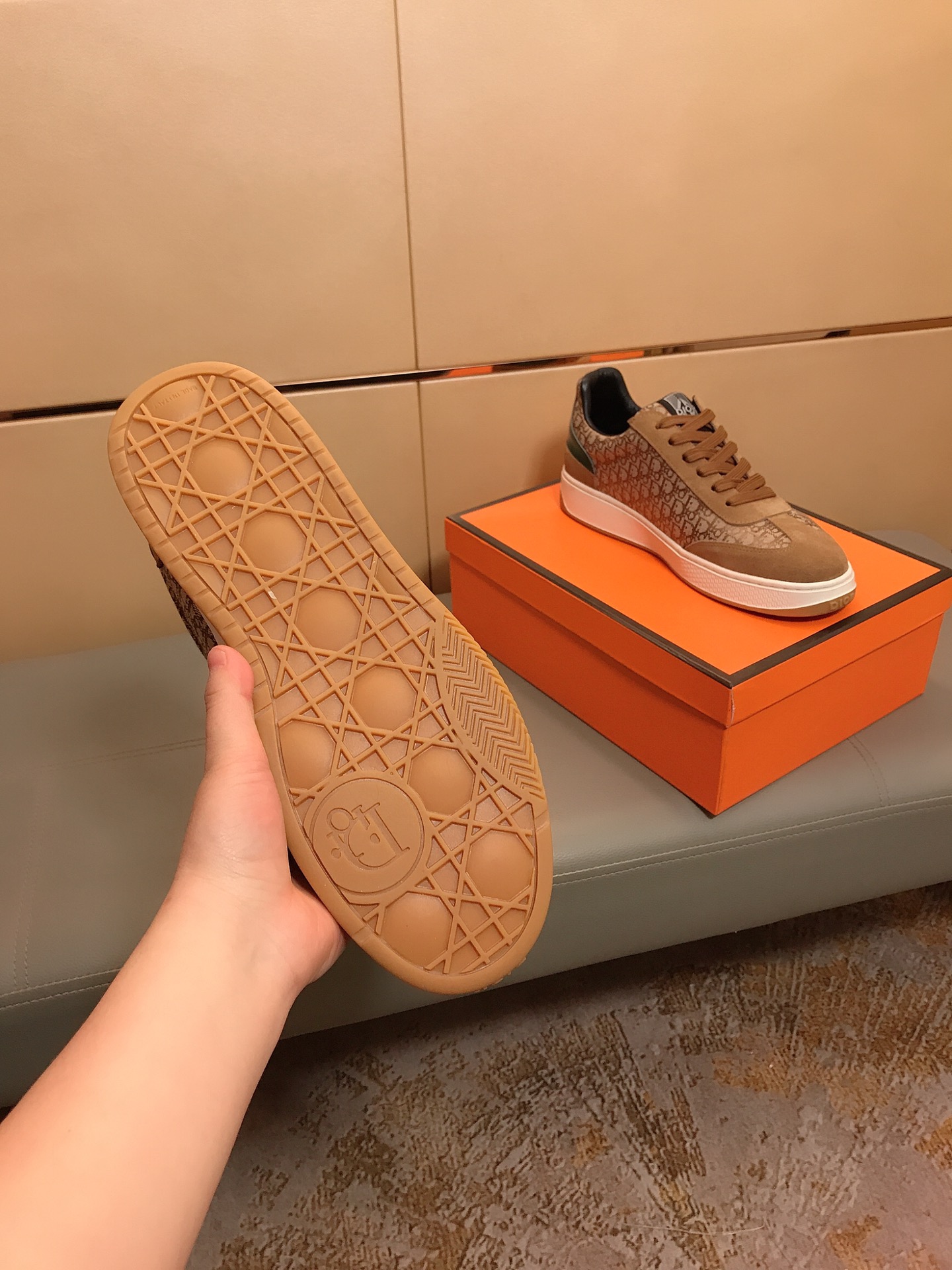 D-R New low-cut high-end boutique, men's fashion casual shoes