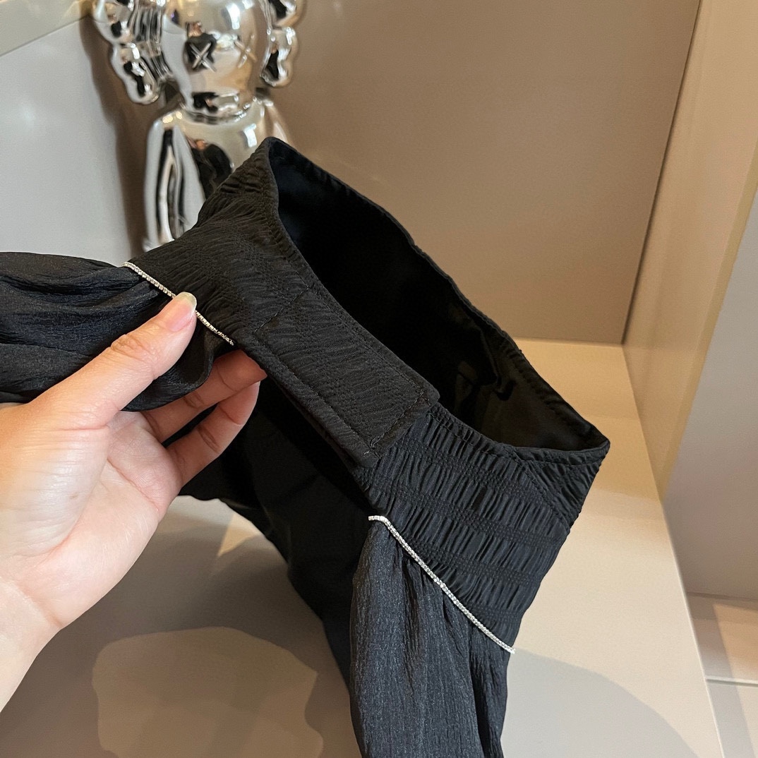 MIU 2024 new sun visor, ladies' small and fresh sun visor with empty top, customized organza with a head circumference of 57cm.