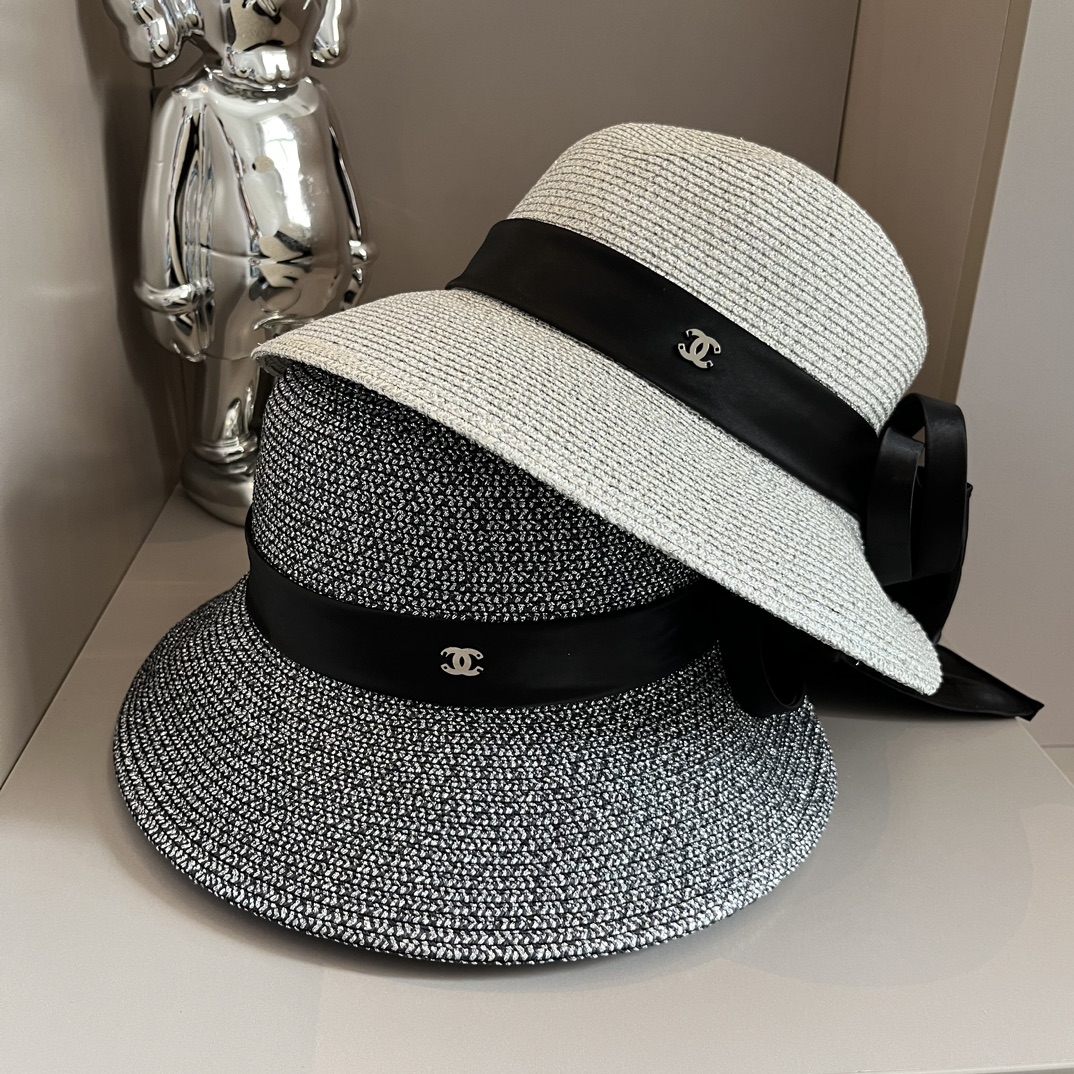 C-L Pot hat, bow ribbon, split design, ladies style design, head circumference 57cm.