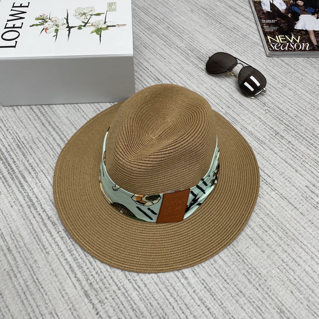 L-E Cooperative series woven straw hats