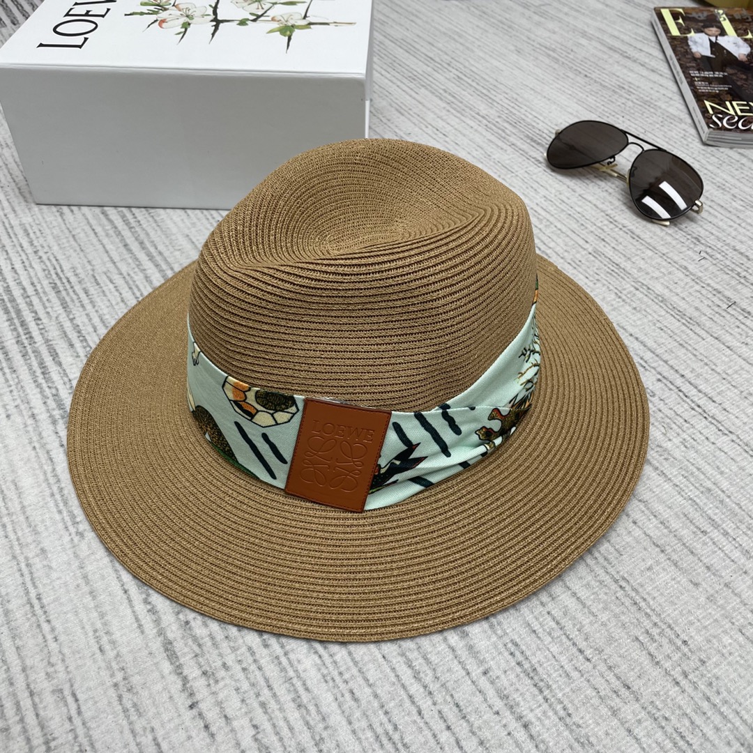 L-E Cooperative series woven straw hats