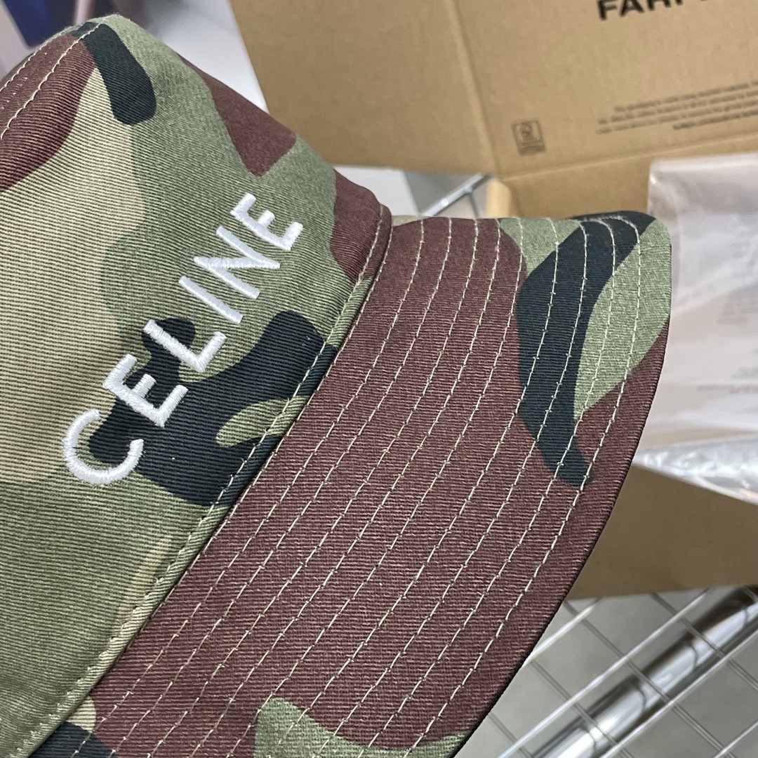 C-E New high version fisherman hat Xinhua News Agency camouflage