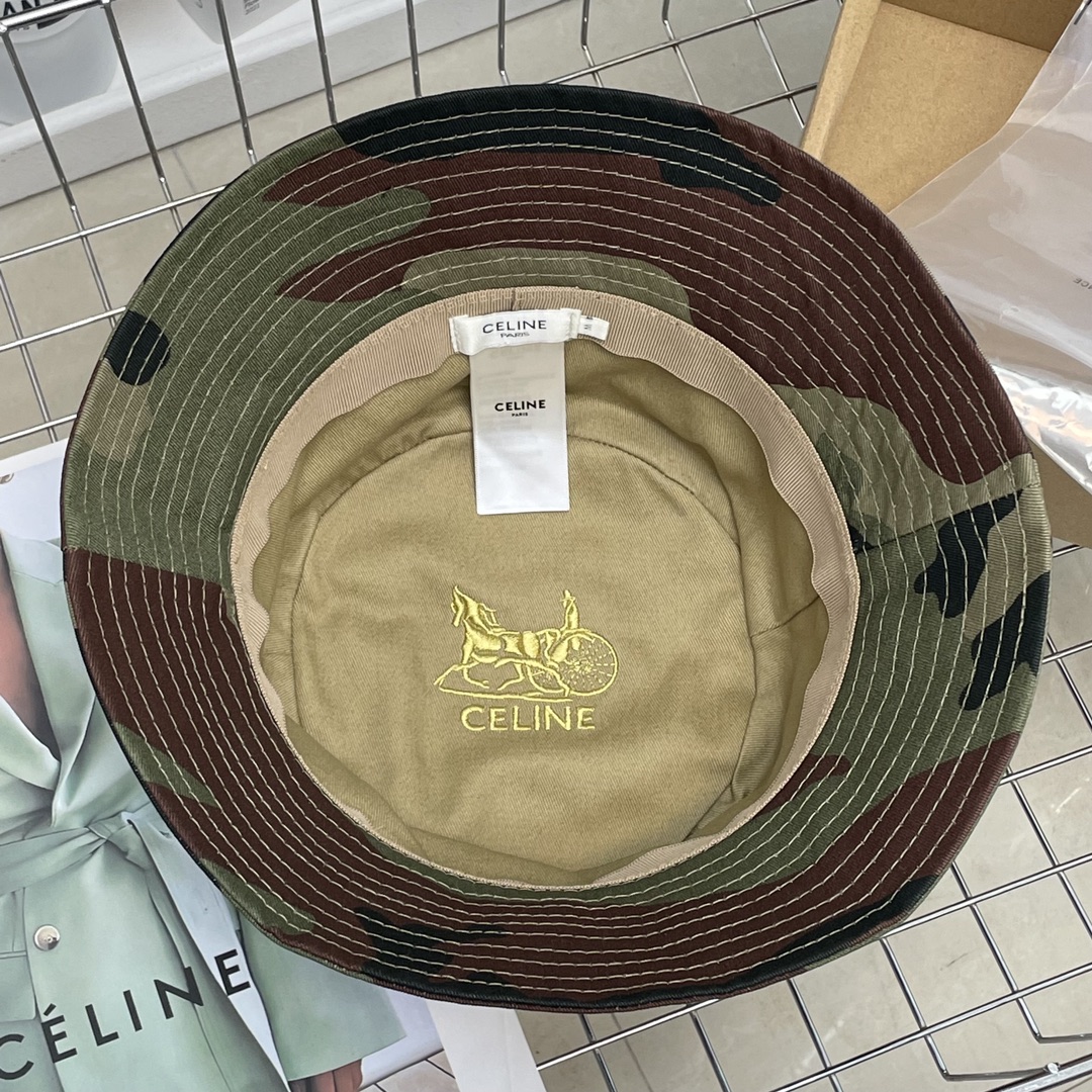 C-E New high version fisherman hat Xinhua News Agency camouflage