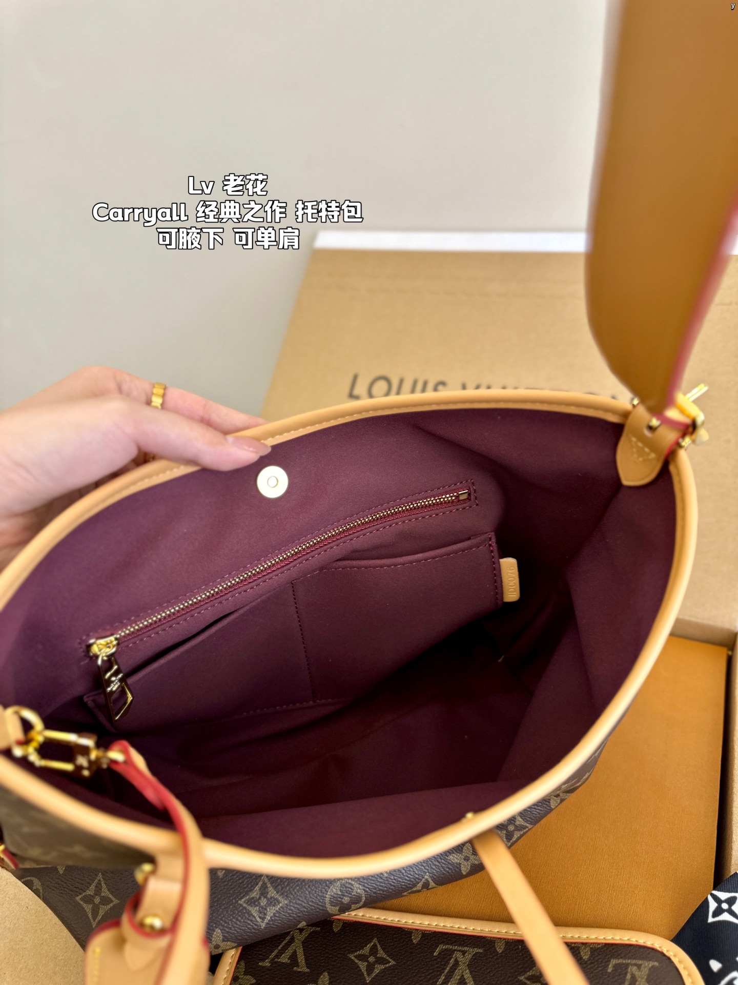 L-V Carryall new Toth commuter bag Yan value practical shopping bag