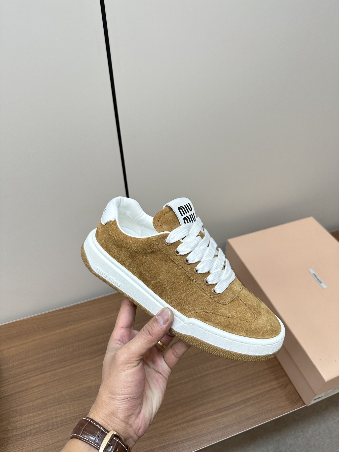 MIU New casual shoes with thick soles and small white shoes