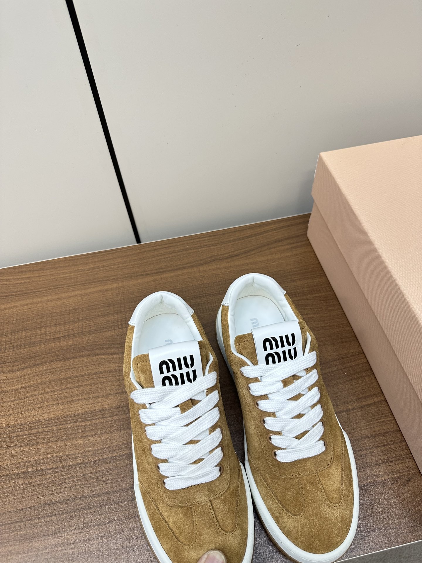 MIU New casual shoes with thick soles and small white shoes
