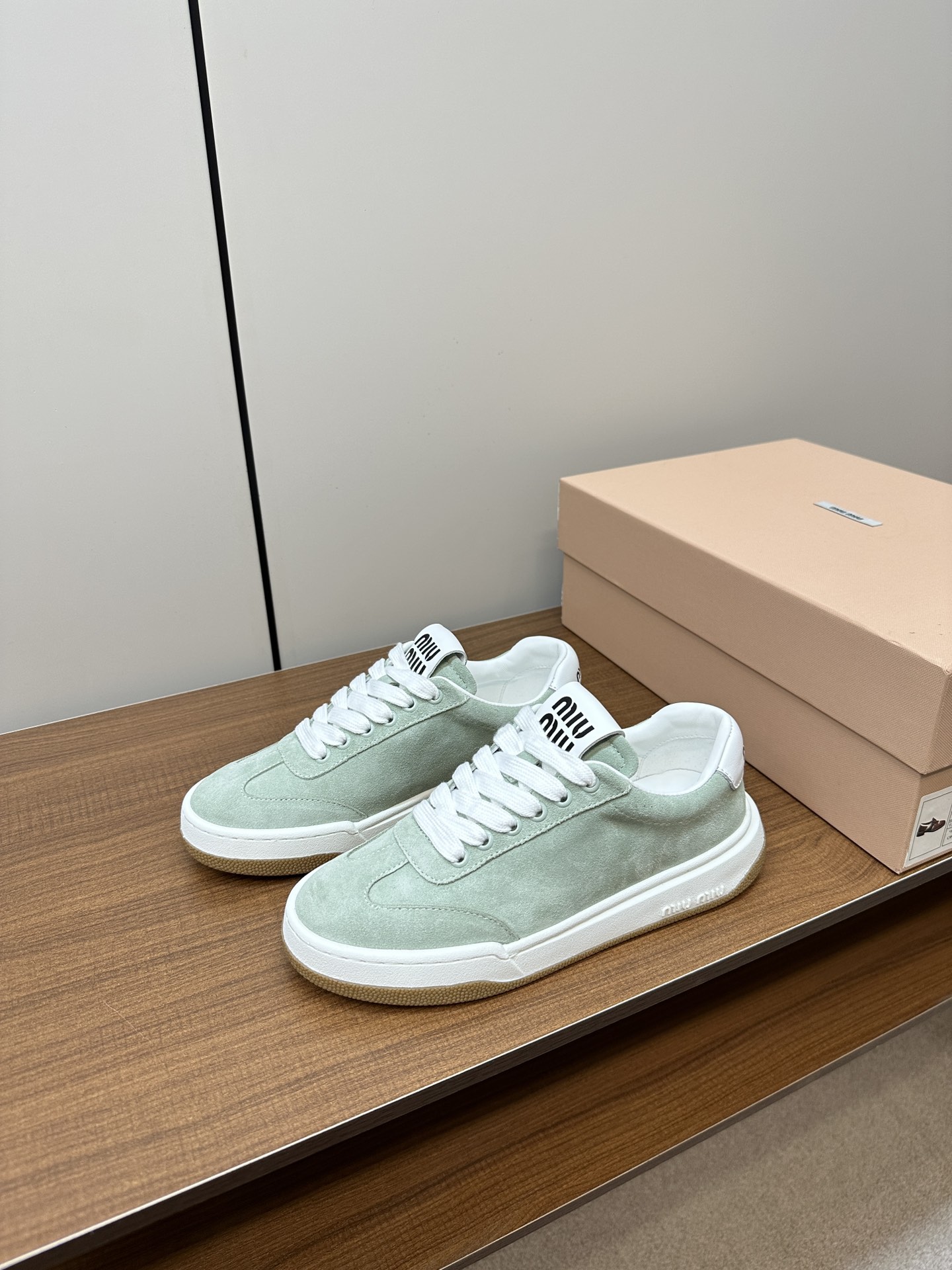 MIU New casual shoes with thick soles and small white shoes