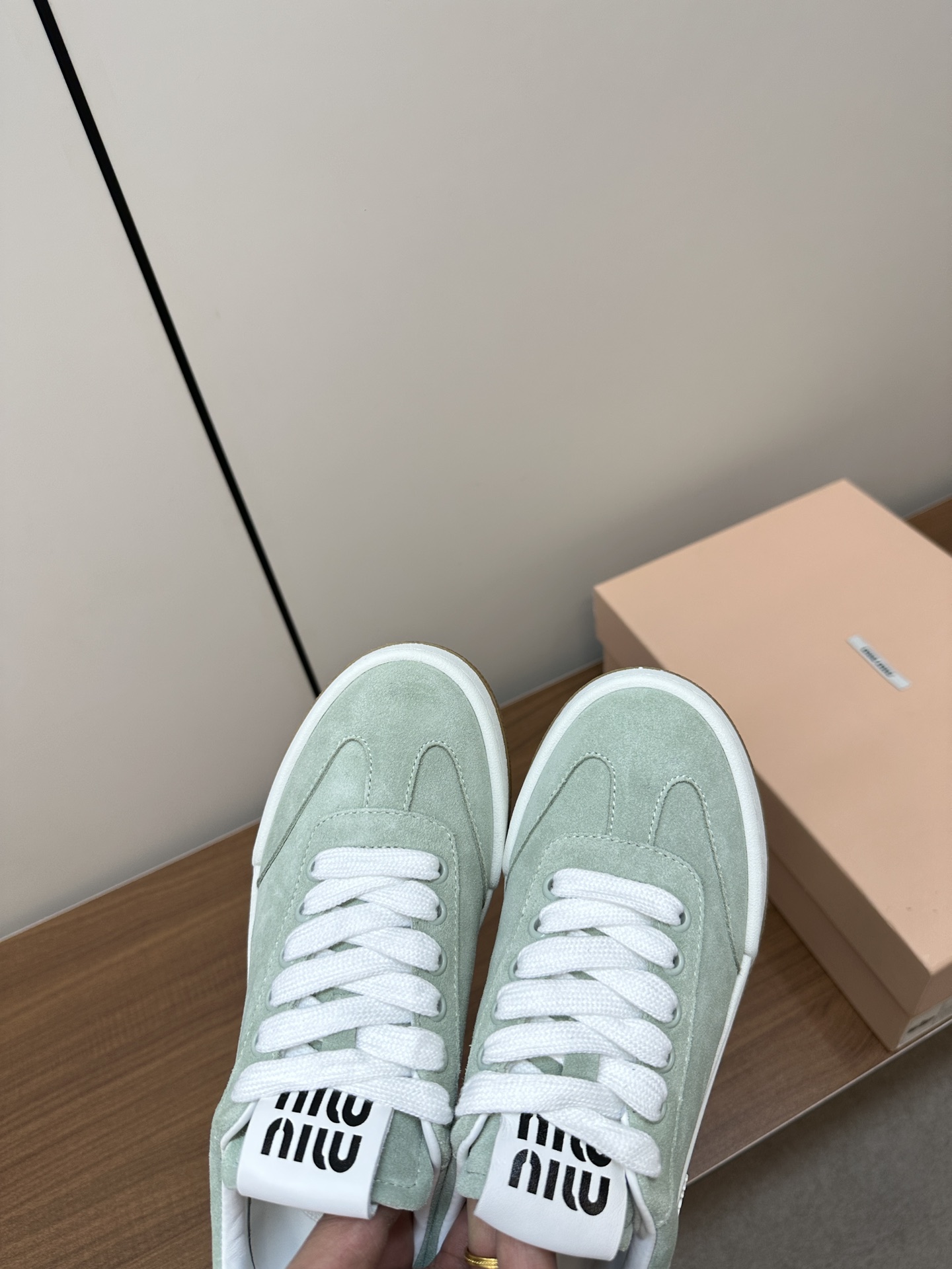 MIU New casual shoes with thick soles and small white shoes