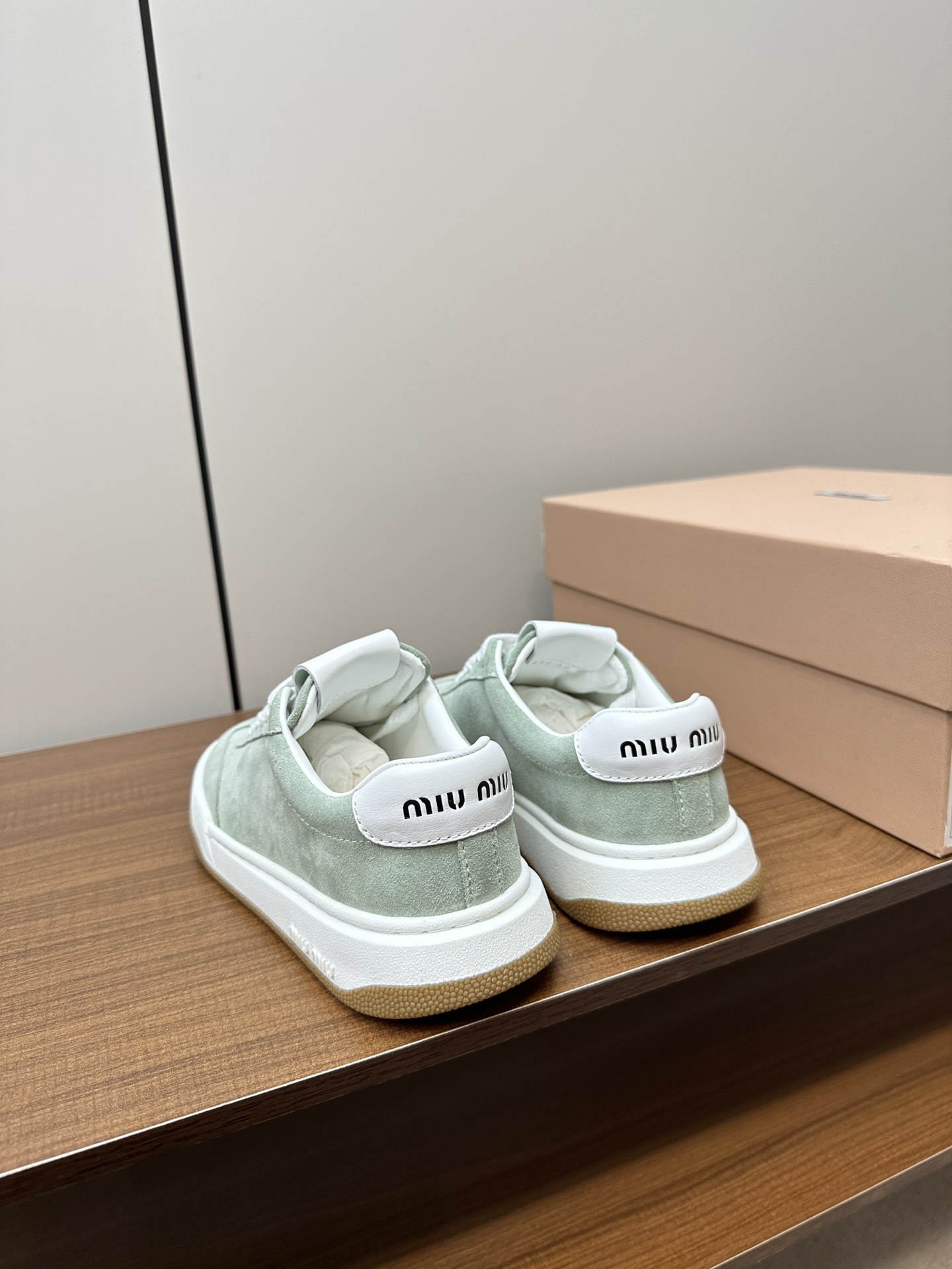 MIU New casual shoes with thick soles and small white shoes