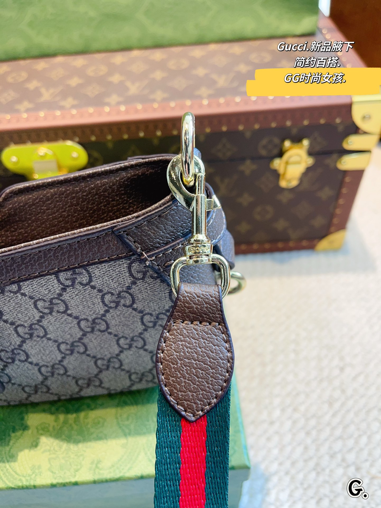 G-G Ophidia handbag underarm bag Joker classic close your eyes into retro advanced