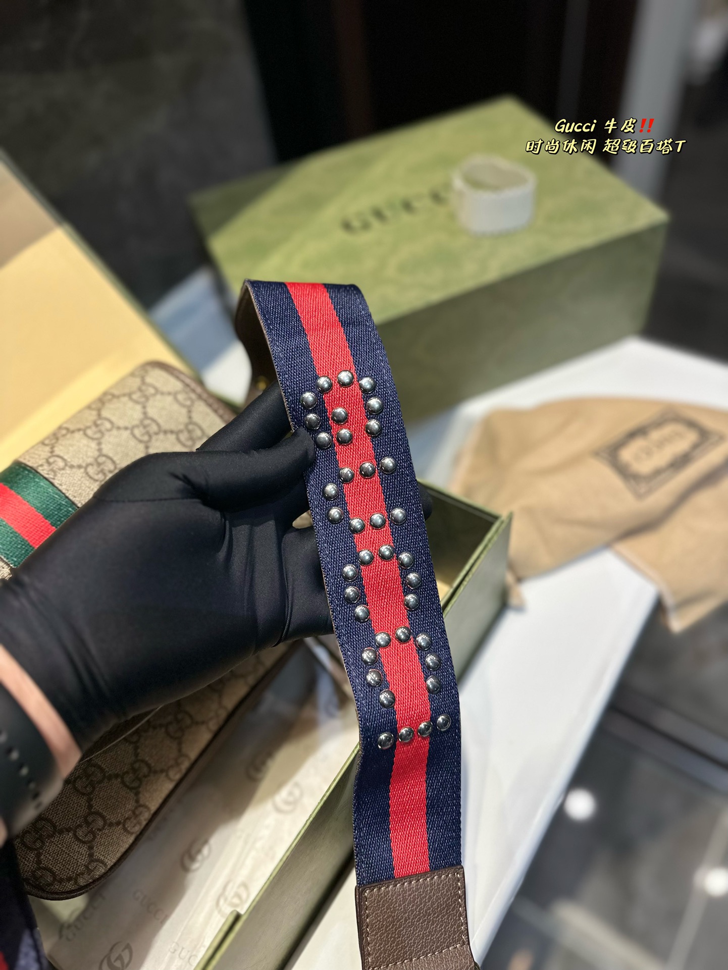 G-G New presbyopic messenger bag with one shoulder crossbody bag