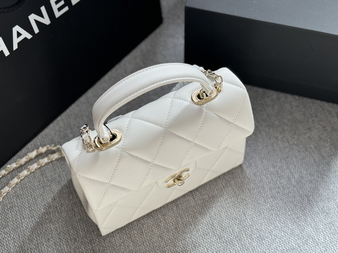 C-L 24P kelly retro handbag! Super retro and modern, Physical feel litchi skin praise!