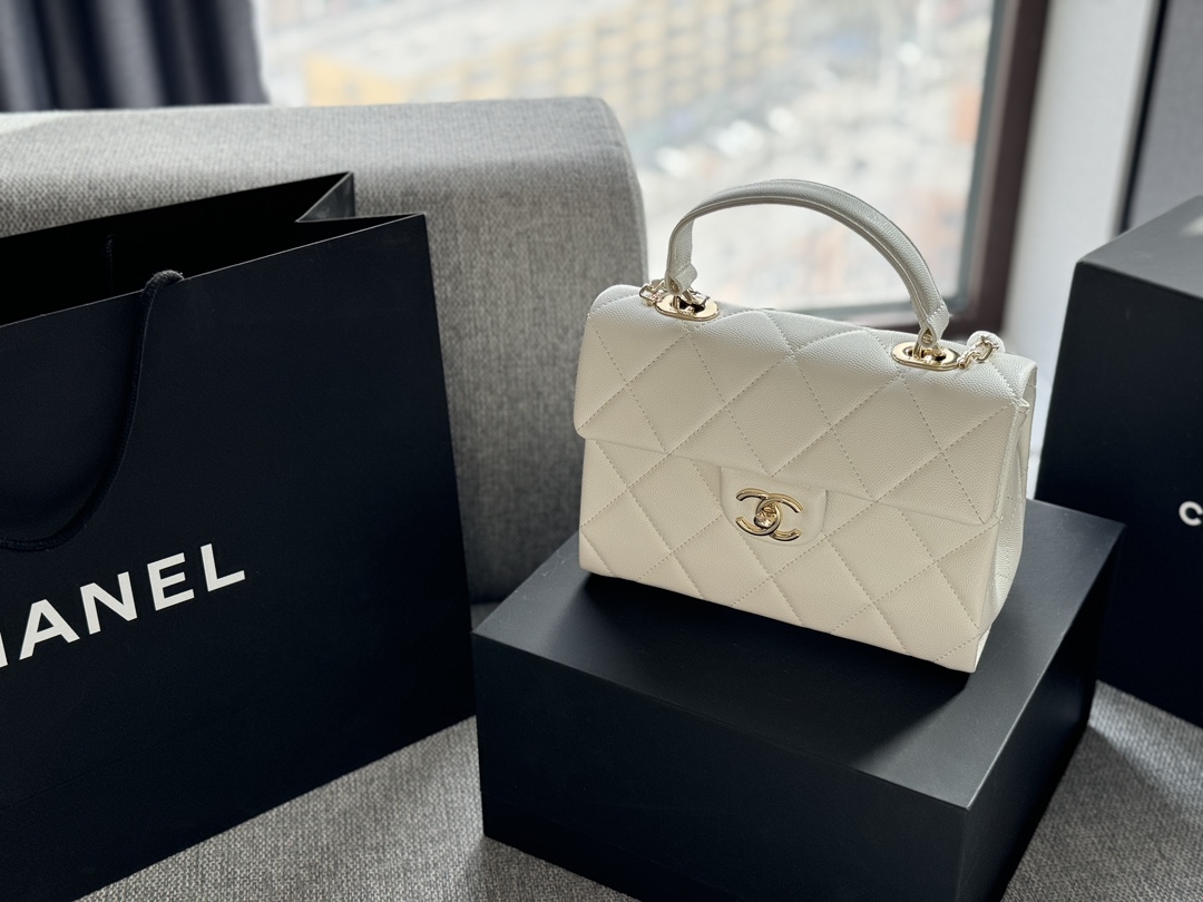 C-L 24P kelly retro handbag! Super retro and modern, Physical feel litchi skin praise!